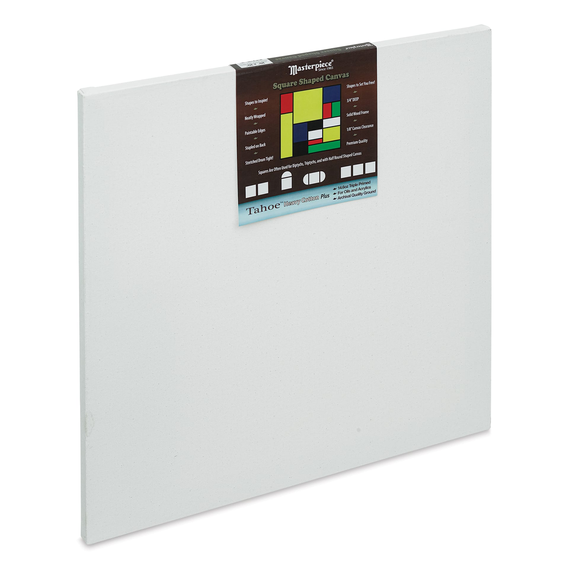 Masterpiece Tahoe Cotton Canvas Shape - Square, 20" x 20"