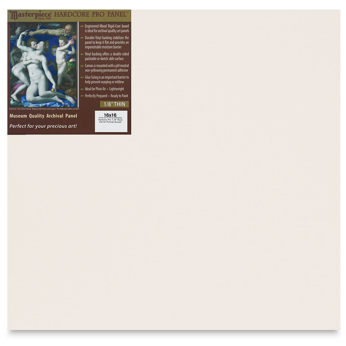 Masterpiece Carmel Hardcore Pro Canvas Panel - 16" x 16"