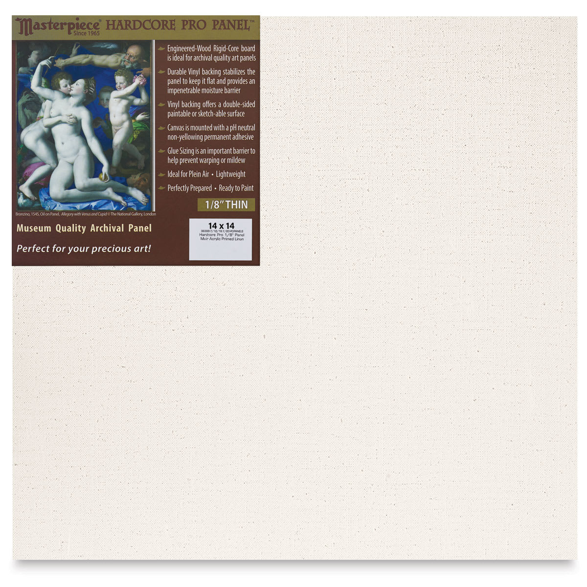 Masterpiece Muir Hardcore Pro Canvas Panel - 14" x  14"