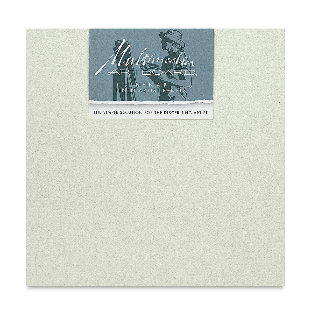 Multimedia Artboard Plein Air Claessens Linen Artist Panel - 12" x 12", 13 DP, Pkg of 3 front of package