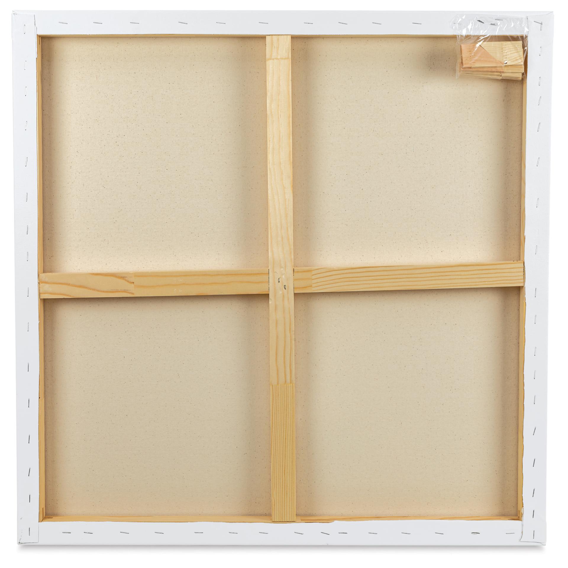 Fredrix Profile Cotton Canvas - 30" x 30", Gallerywrap, back
