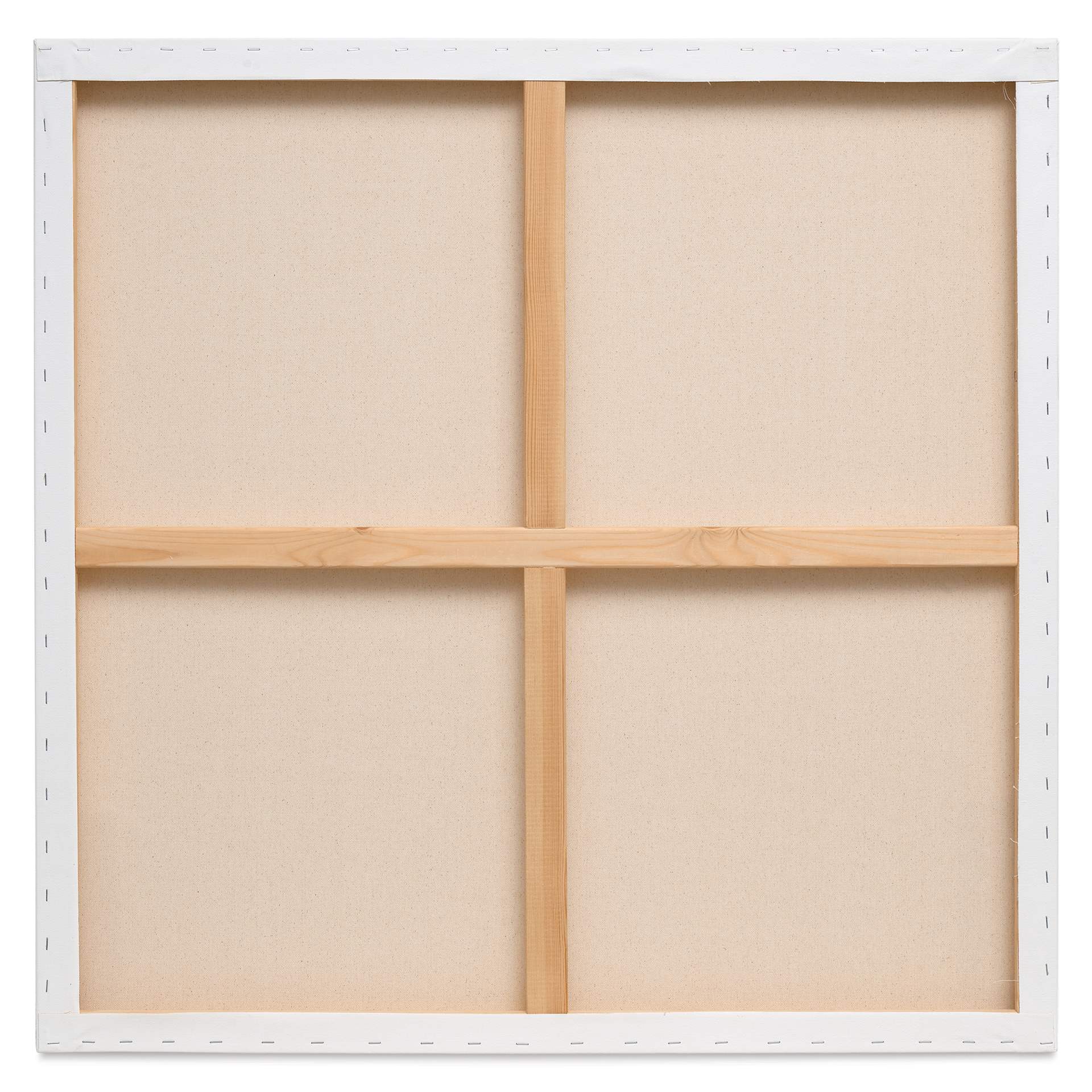 Fredrix Red Label Cotton Canvas - 36" x 36", Gallerywrap, back