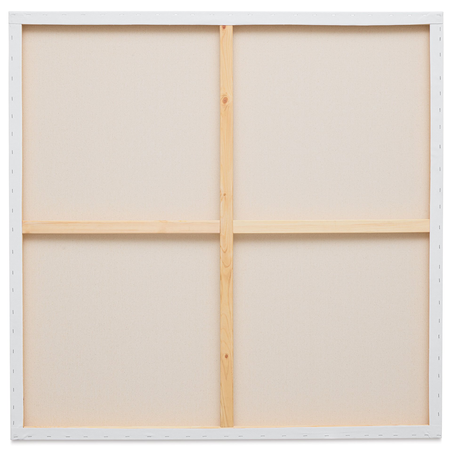 Fredrix Red Label Cotton Canvas - 48" x 48", Gallerywrap, back