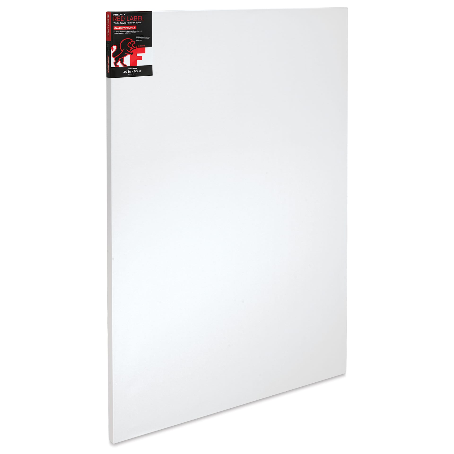 Fredrix Red Label Cotton Canvas - 40" x 60", Gallerywrap