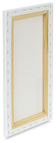 Fredrix Red Label Cotton Canvas - Side-View, 10"x20"