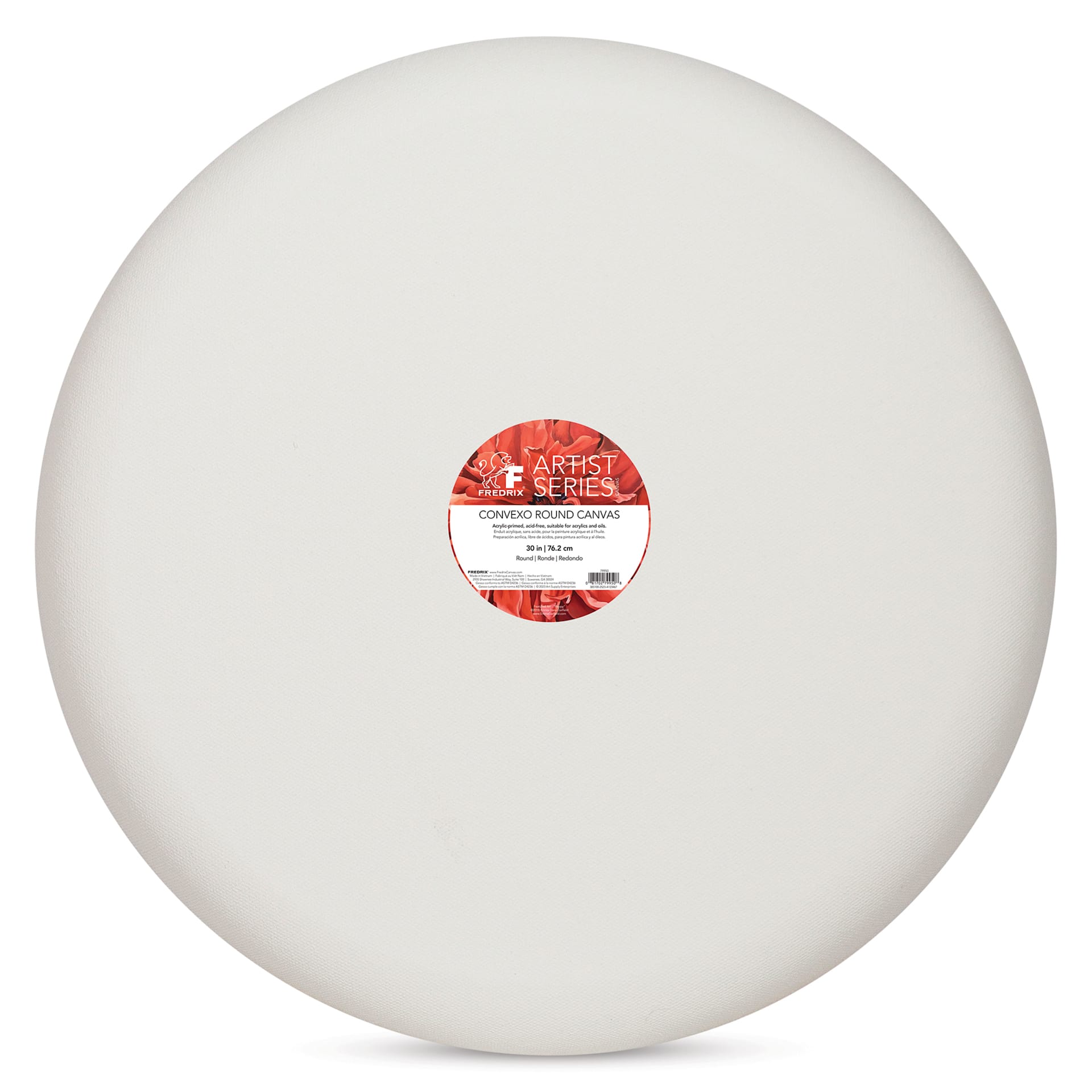 Fredrix Convexo Canvas - 30", Round