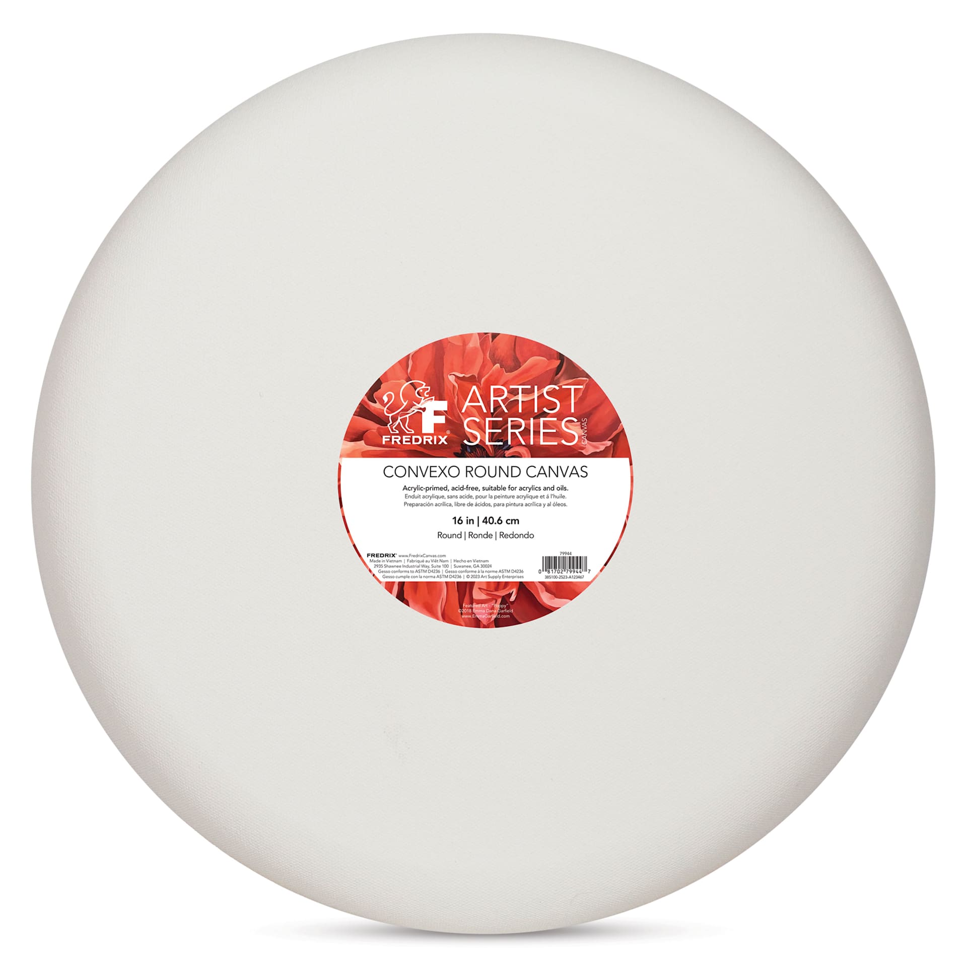 Fredrix Convexo Canvas - 16", Round