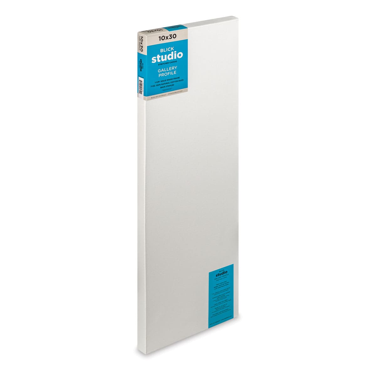 Blick Studio Stretched Cotton Canvas - Gallery Profile, 10" x 30" (side view)
