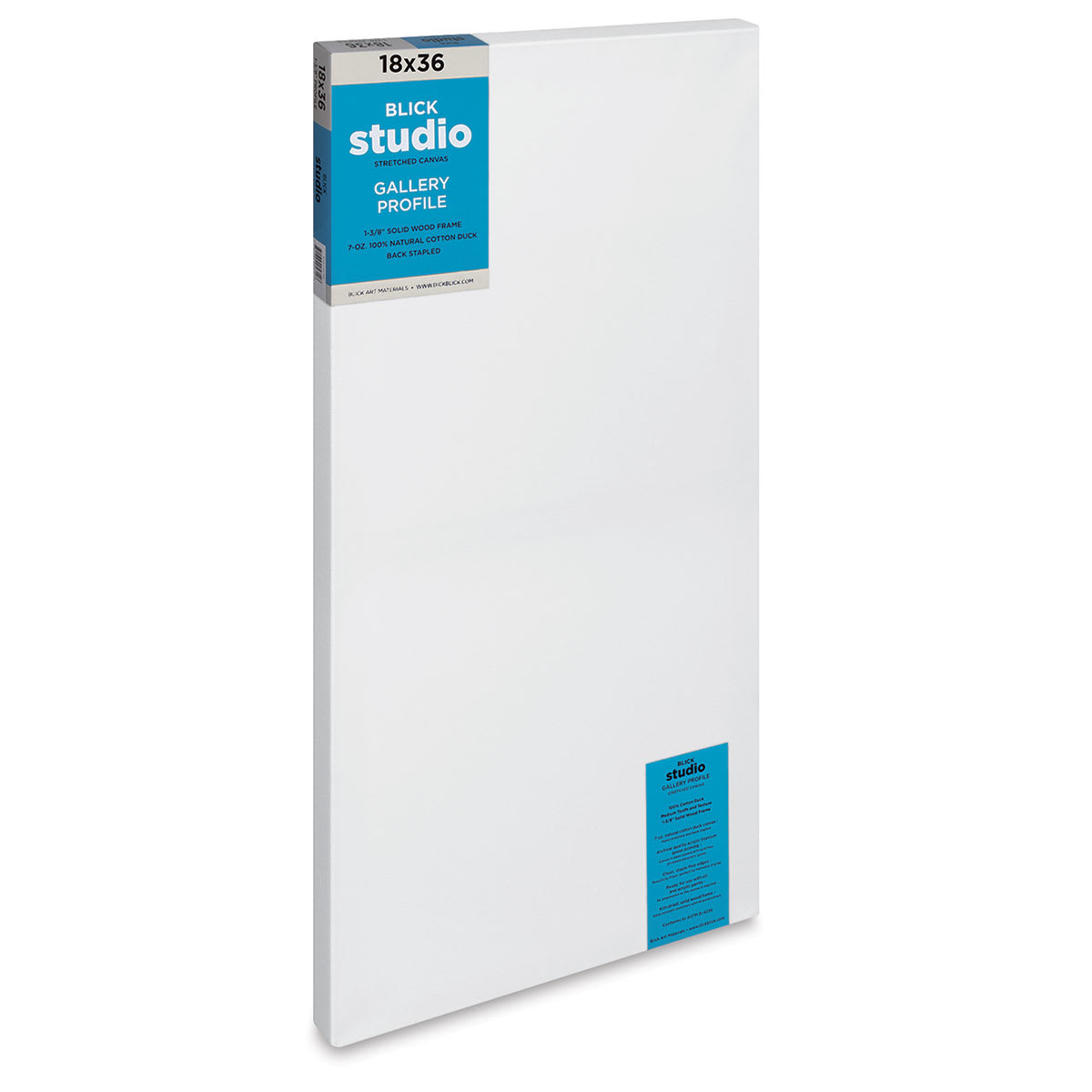 Blick Studio Stretched Cotton Canvas - Gallery Profile, 18" x 36" (side view)