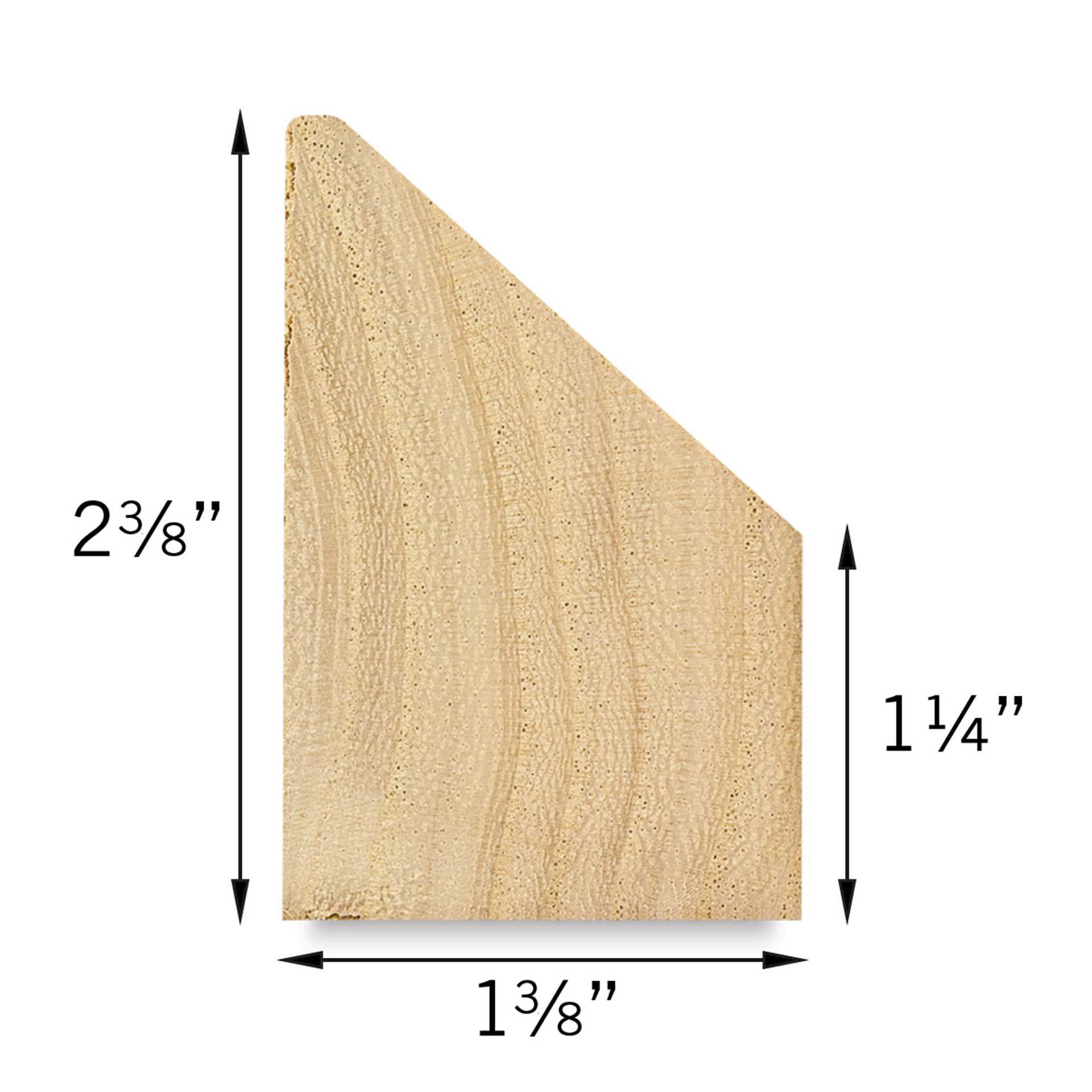 Profile of stretcher bar used for Museum Profile Canvases.