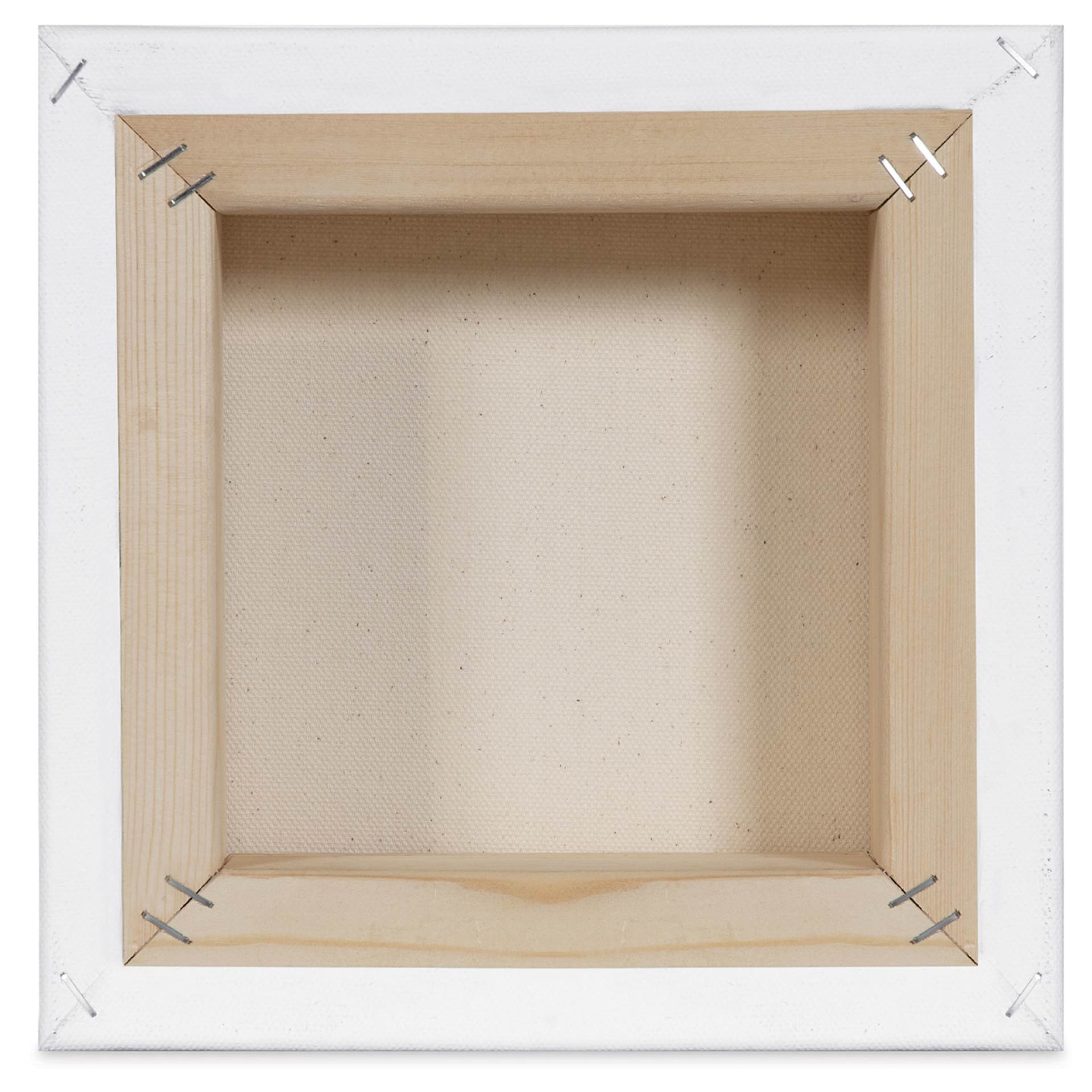 Blick Premier Stretched Cotton Canvas - Museum Profile, Splined, 8" x 8", back