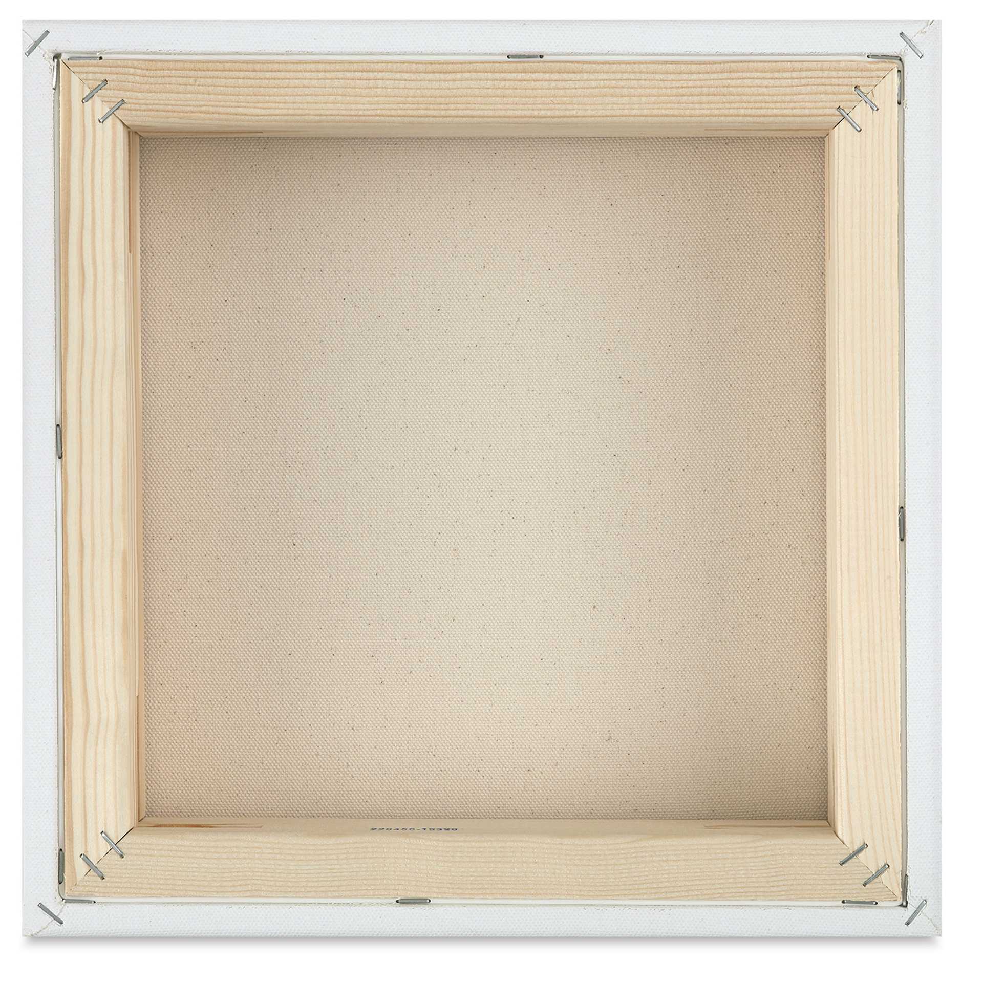 Blick Premier Stretched Cotton Canvas - Museum Profile, Splined, 12" x 12", back