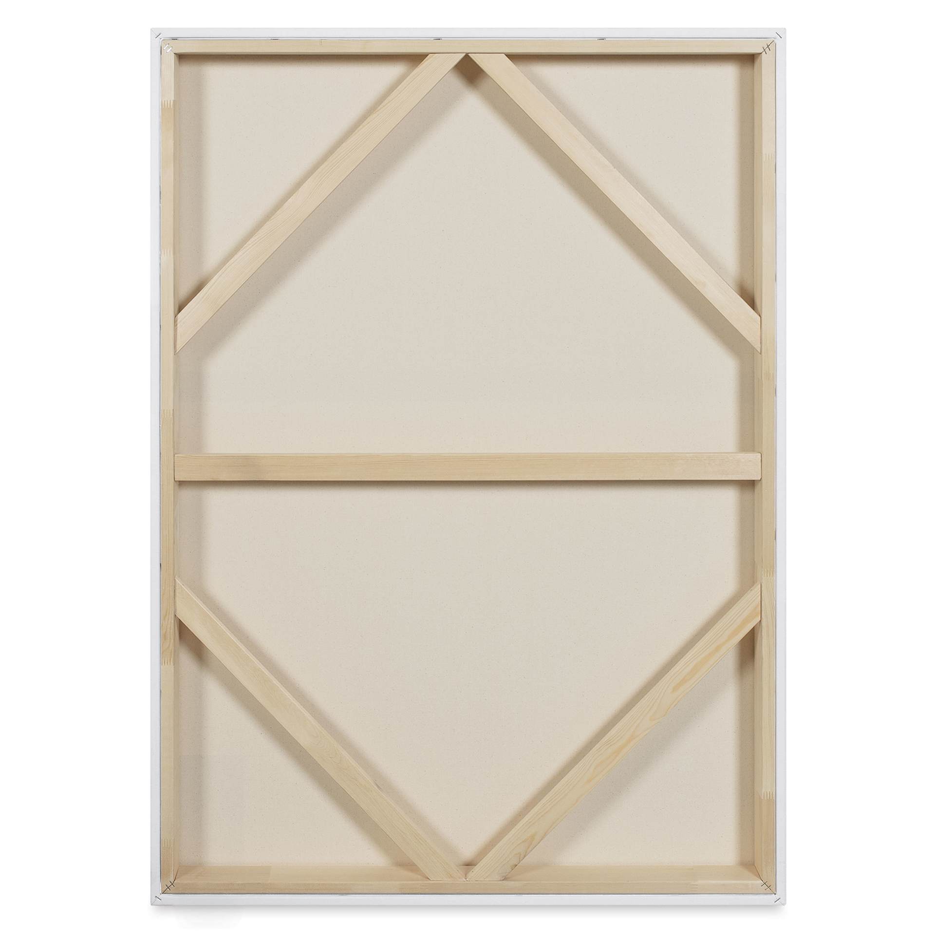 Blick Premier Stretched Cotton Canvas - Museum Profile, Splined, 36" x 48", back
