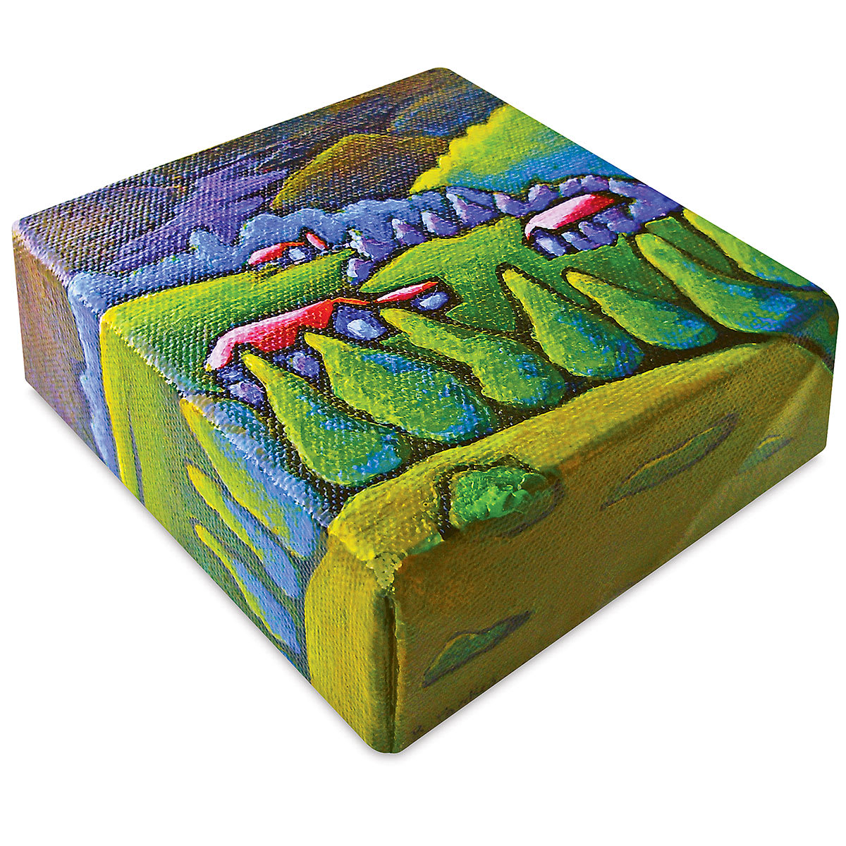 Blick Premier Cotton Canvas. Finished artwork on canvas.