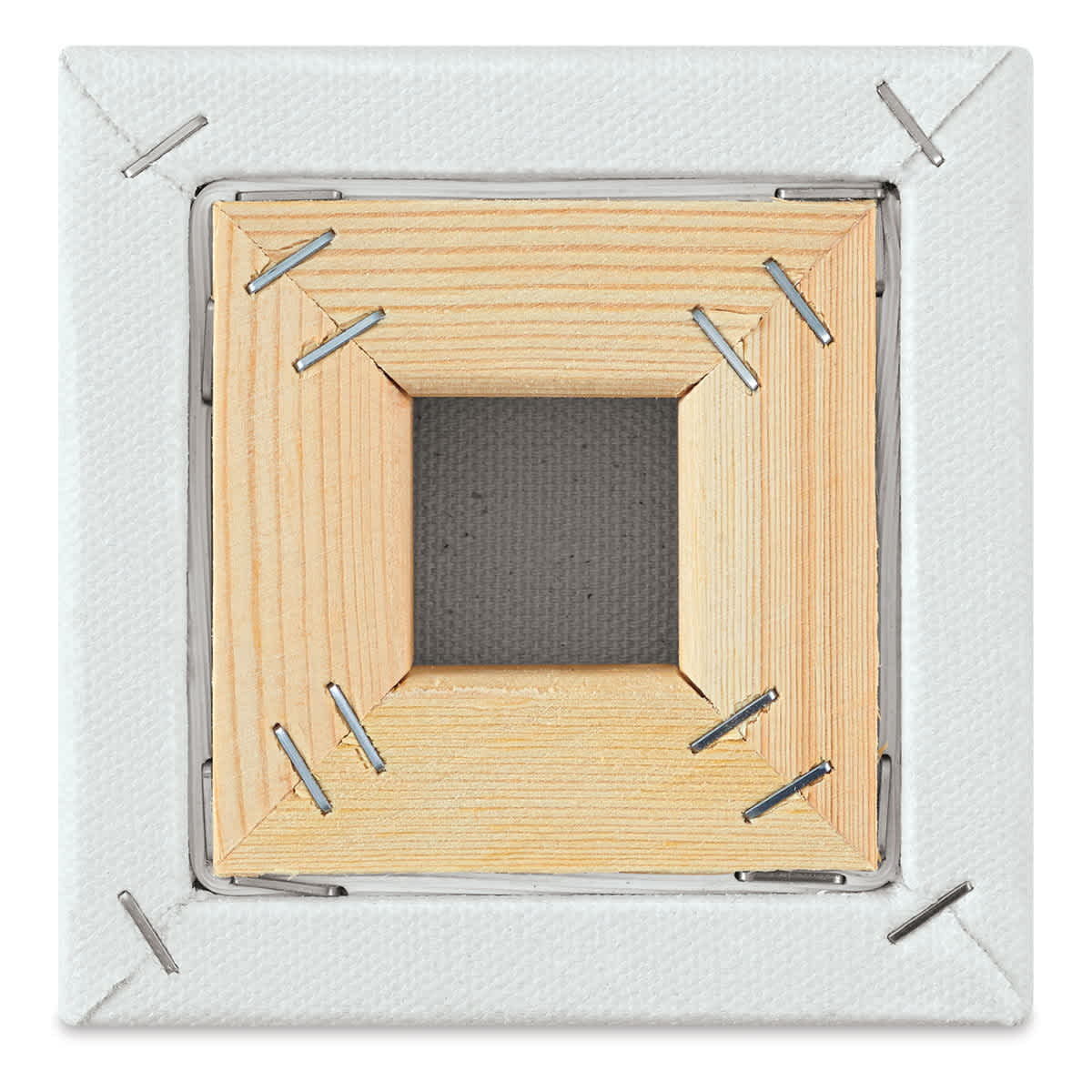 Blick Premier Stretched Cotton Canvas - Gallery Profile, Splined, 4" x 4" (back)