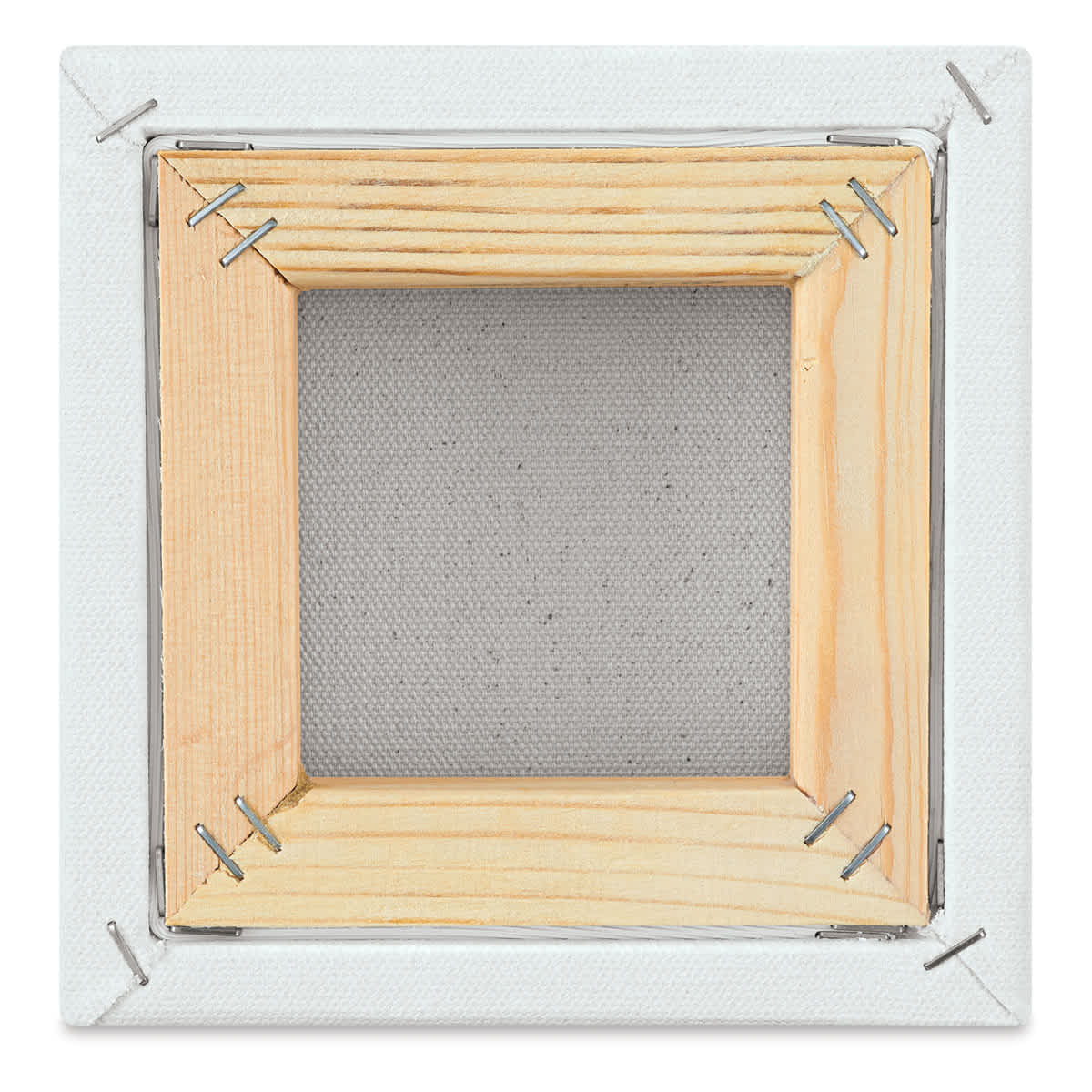 Blick Premier Stretched Cotton Canvas - Gallery Profile, Splined, 6" x 6" (back)