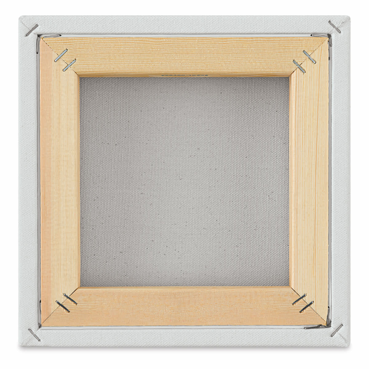 Blick Premier Stretched Cotton Canvas - Gallery Profile, Splined, 8" x 8" (back)