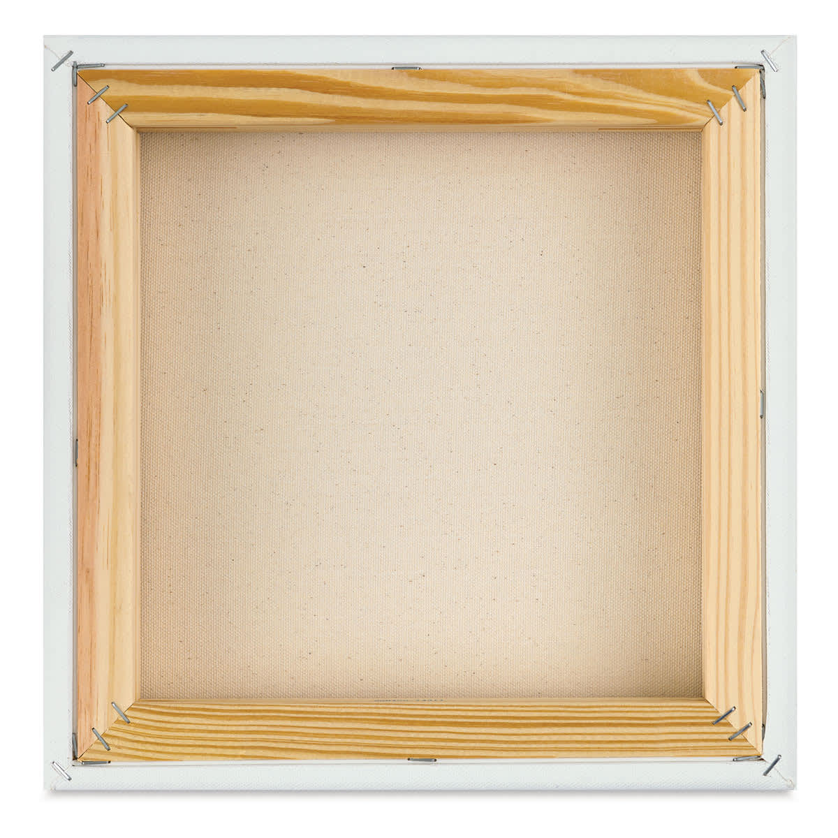 Blick Premier Stretched Cotton Canvas - Gallery Profile, Splined, 12" x 12" (back)
