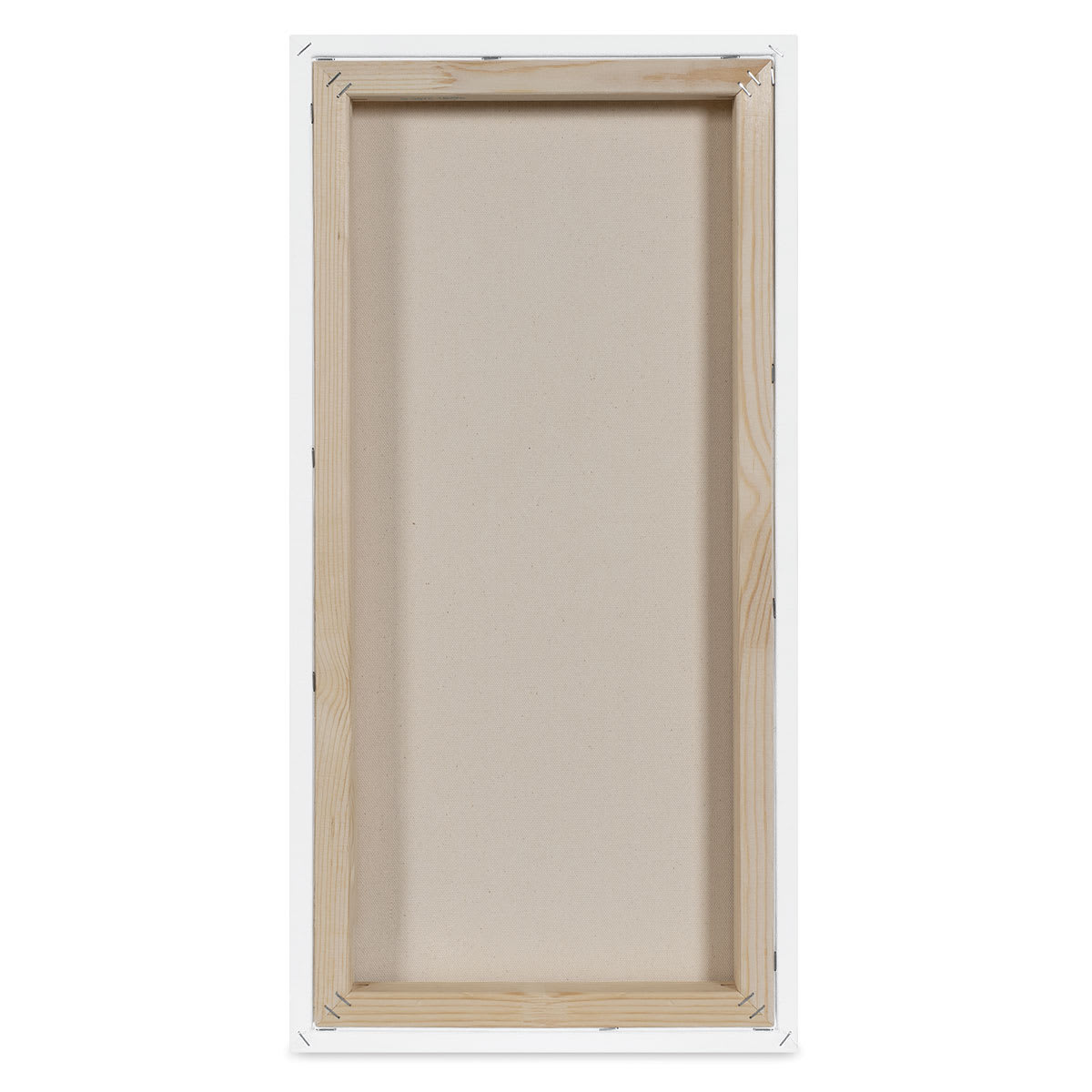 Blick Premier Stretched Cotton Canvas - Gallery Profile, Splined, 12" x 24" (back)