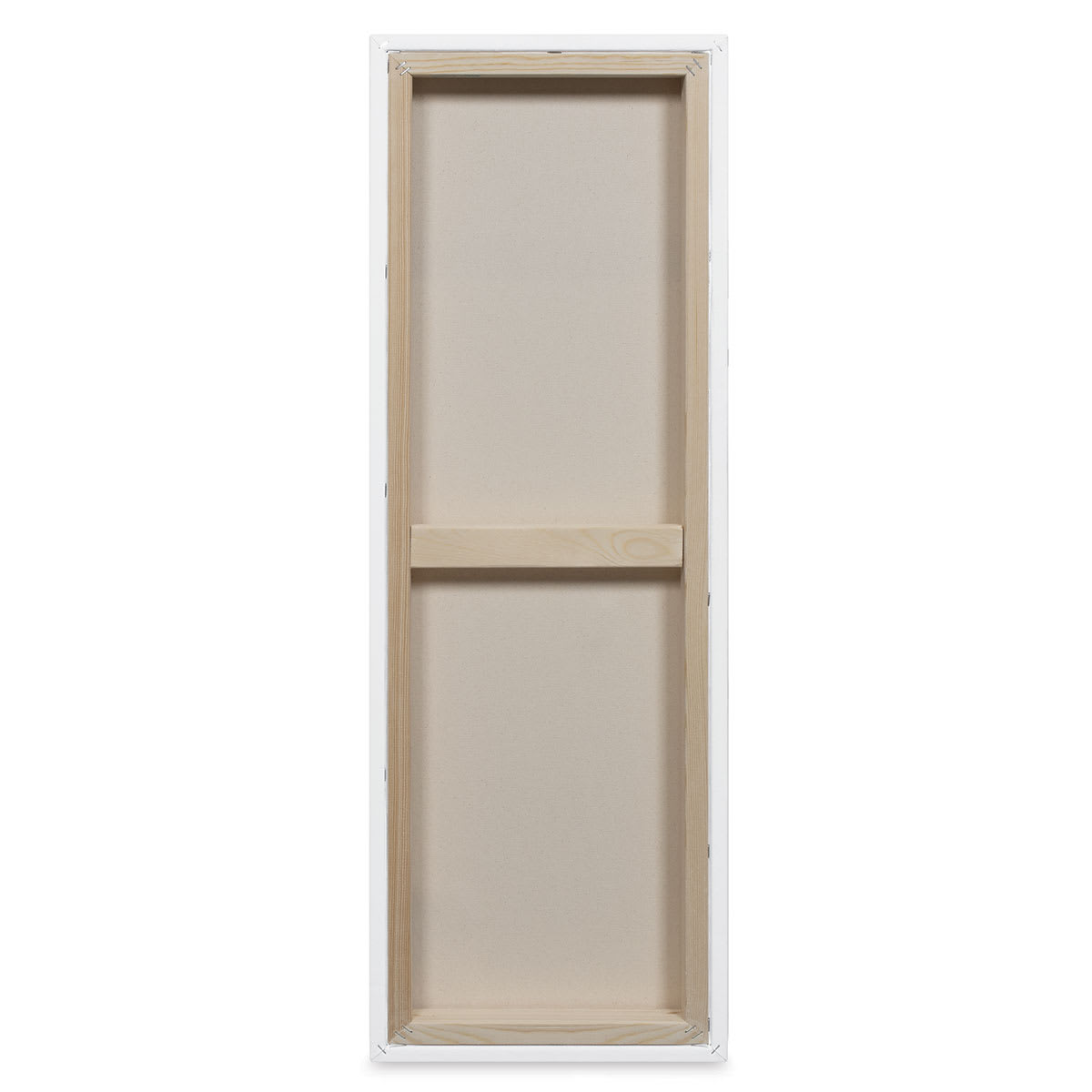 Blick Premier Stretched Cotton Canvas - Gallery Profile, Splined, 12" x 36" (back)