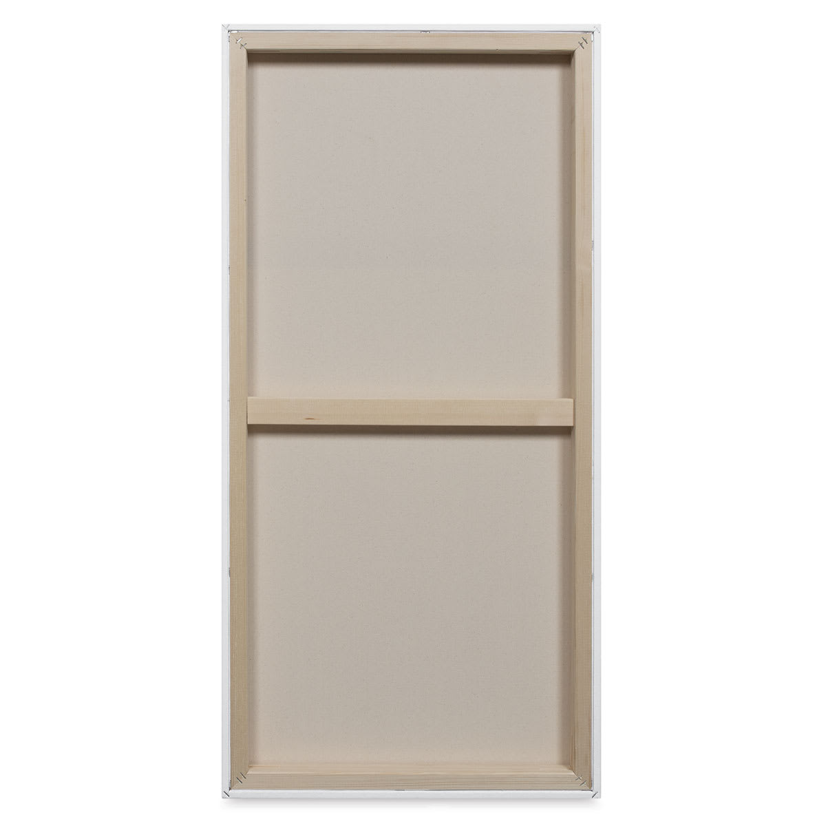 Blick Premier Stretched Cotton Canvas - Gallery Profile, Splined, 20" x 40" (back)