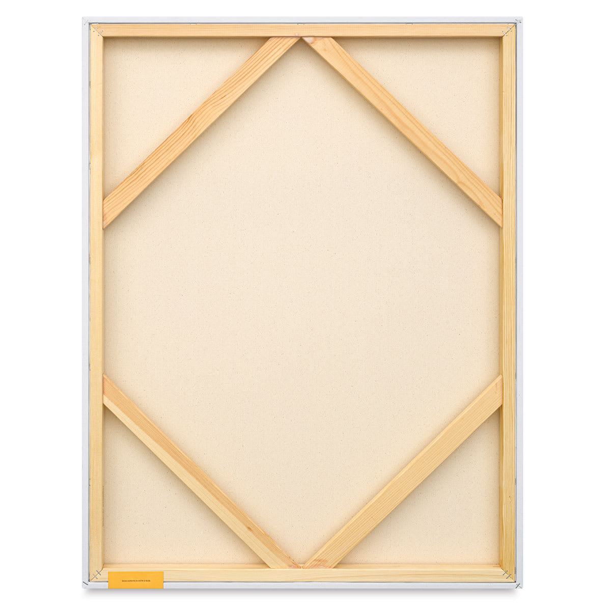 Blick Premier Stretched Cotton Canvas - Gallery Profile, Splined, 30" x 40" (back)