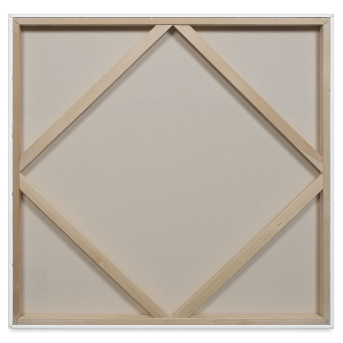 Blick Premier Stretched Cotton Canvas - Gallery Profile, Splined, 40" x 40" (back)