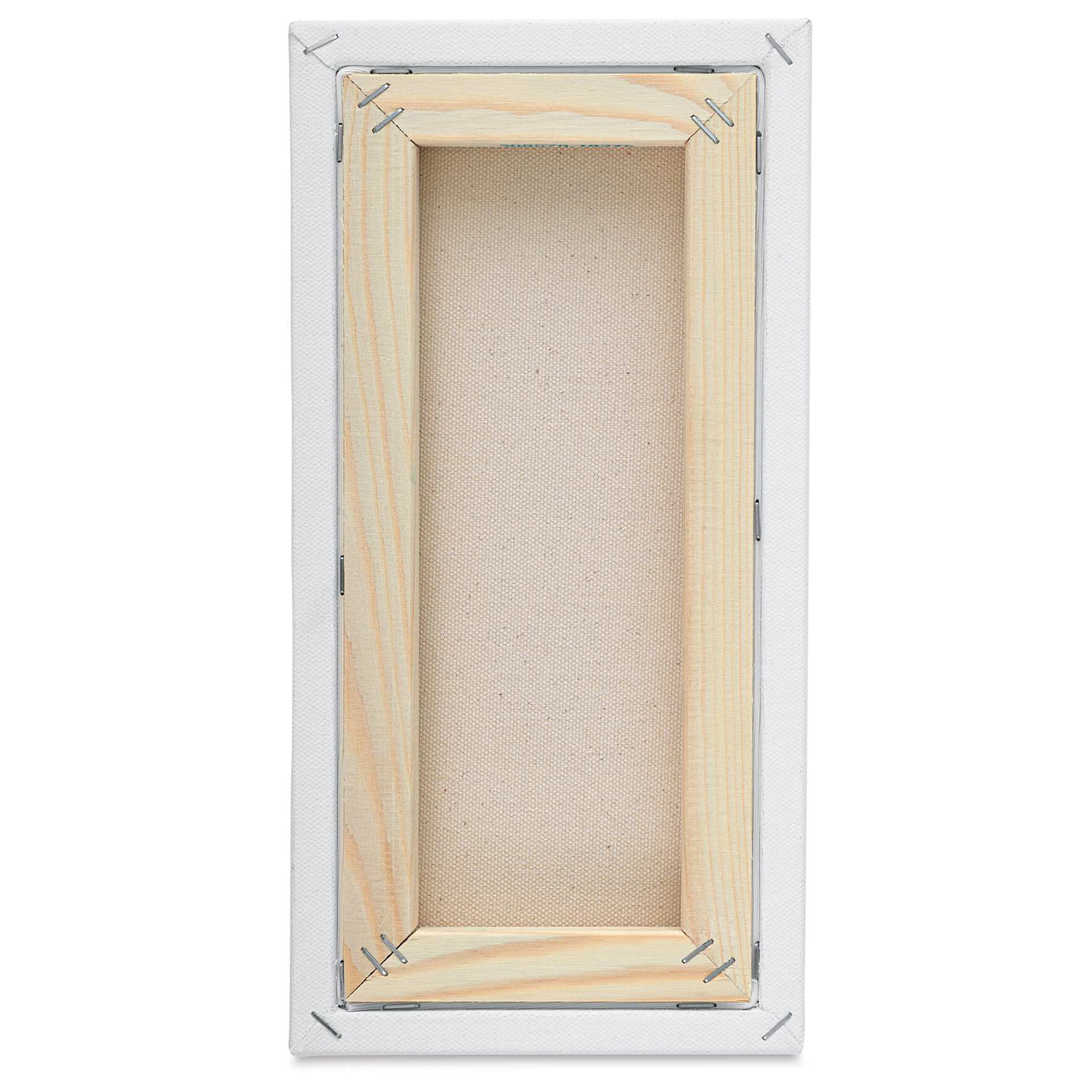Blick Premier Stretched Cotton Canvas - Traditional Profile, Splined, 6" x 12", back