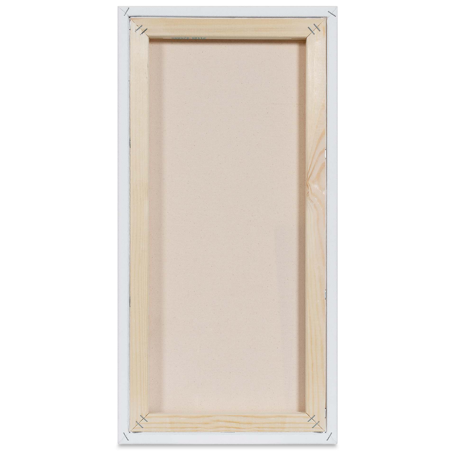 Blick Premier Stretched Cotton Canvas - Traditional Profile, Splined, 10" x 20", back