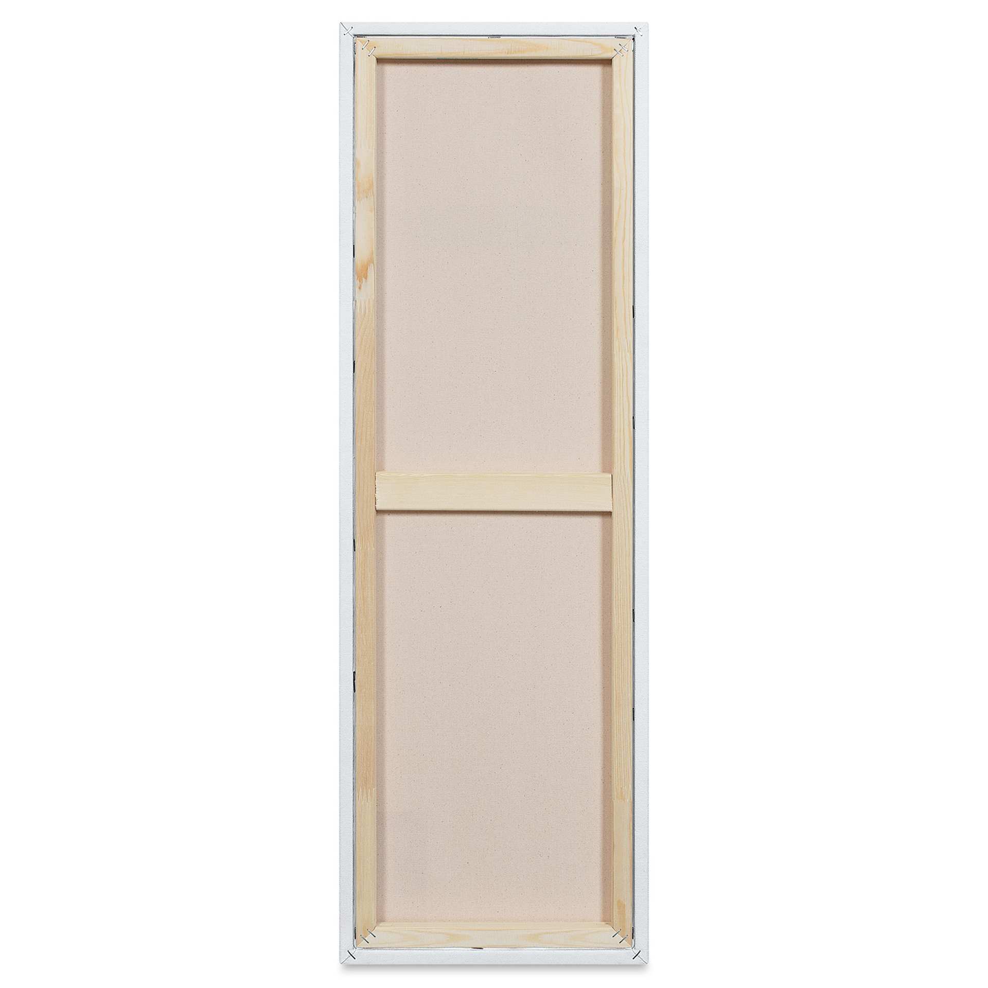 Blick Premier Stretched Cotton Canvas - Traditional Profile, Splined, 12" x 36", back