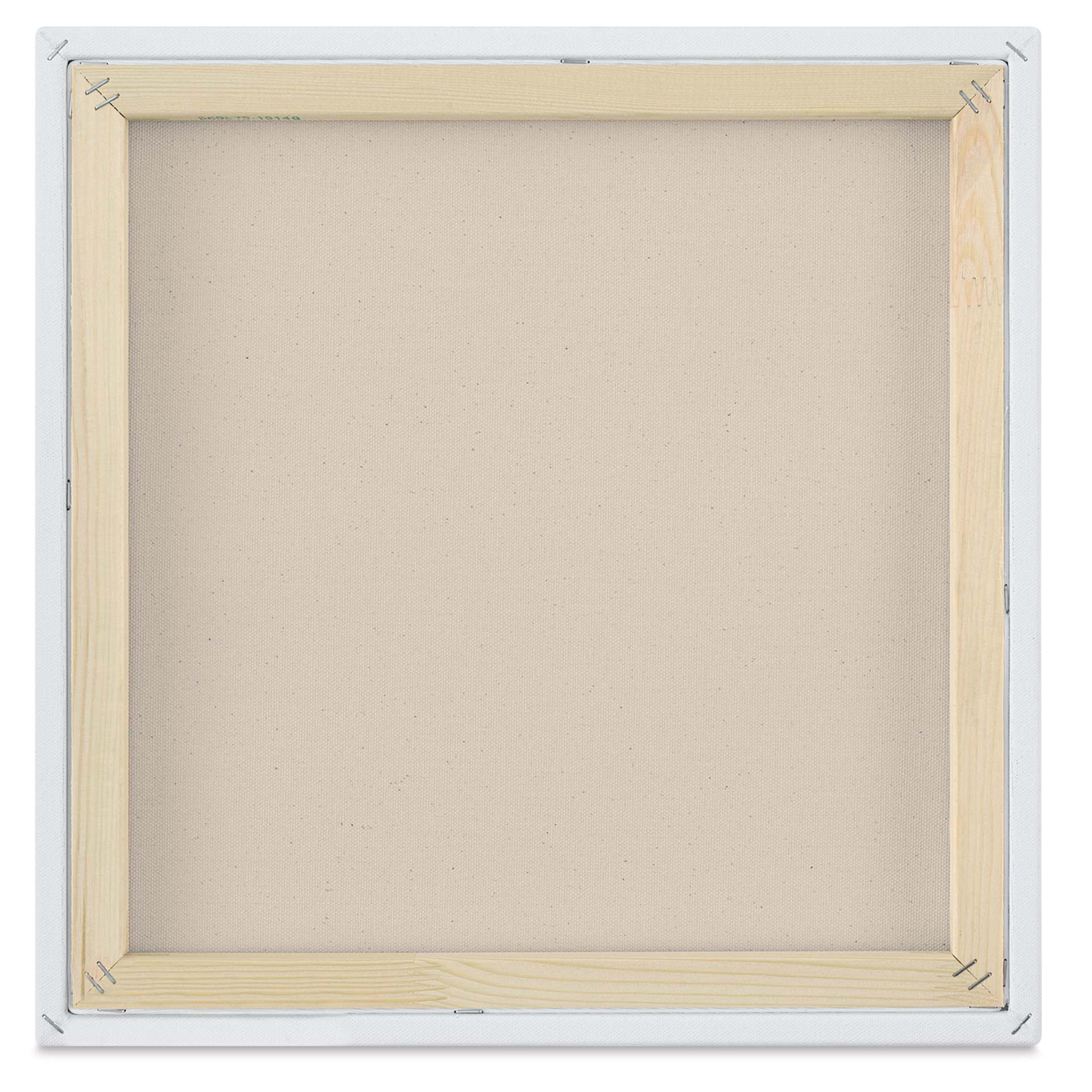 Blick Premier Stretched Cotton Canvas - Traditional Profile, Splined, 16" x 16", back
