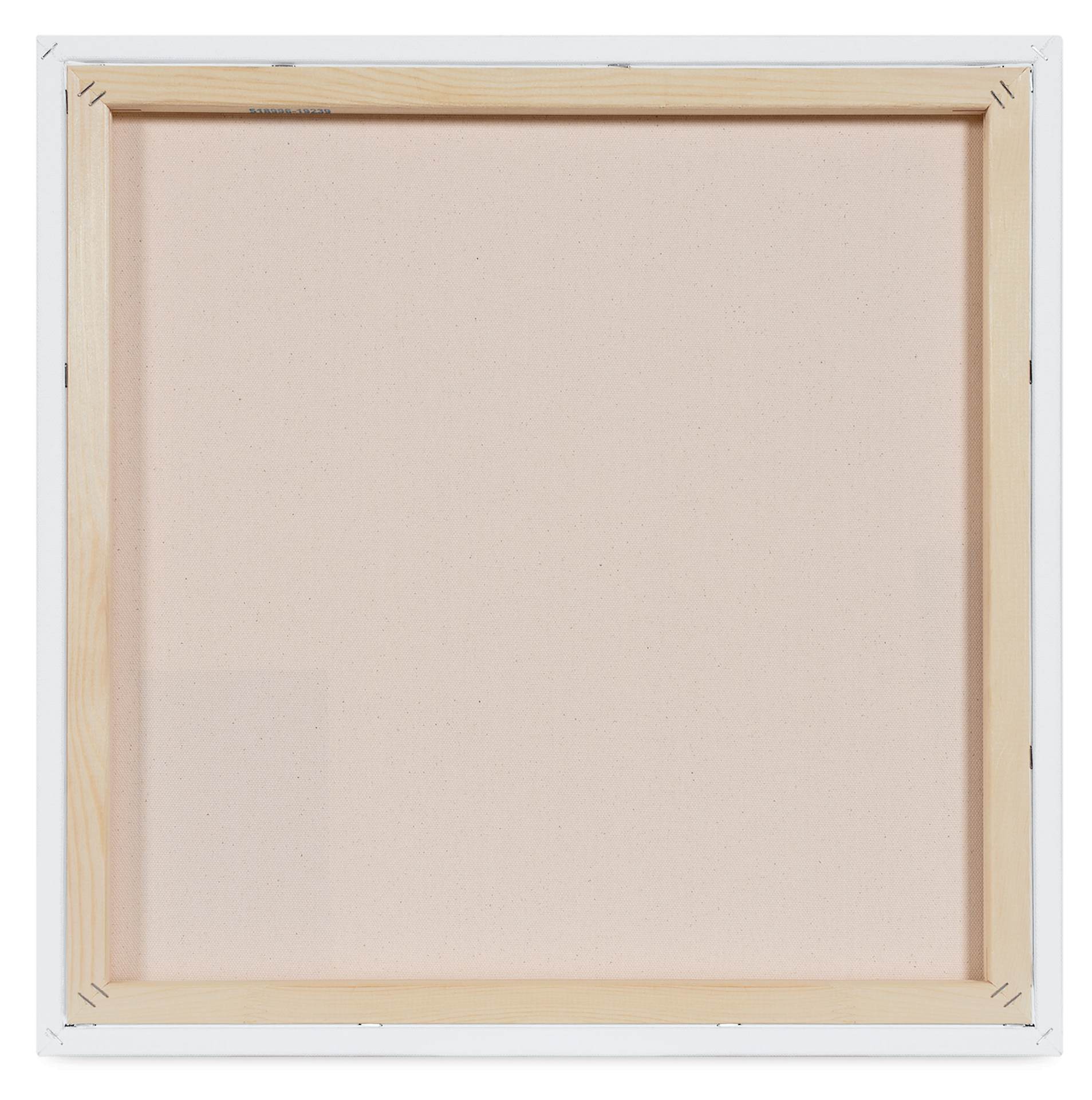 Blick Premier Stretched Cotton Canvas - Traditional Profile, Splined, 20" x 20", back