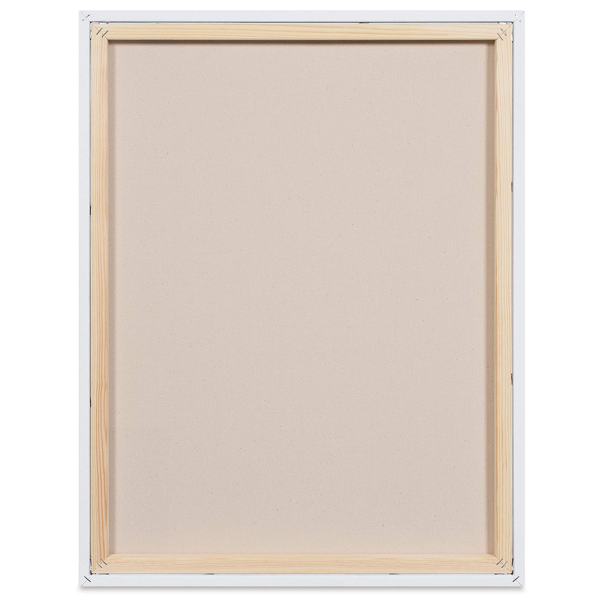Blick Premier Stretched Cotton Canvas - Traditional Profile, Splined, 22" x 28", back