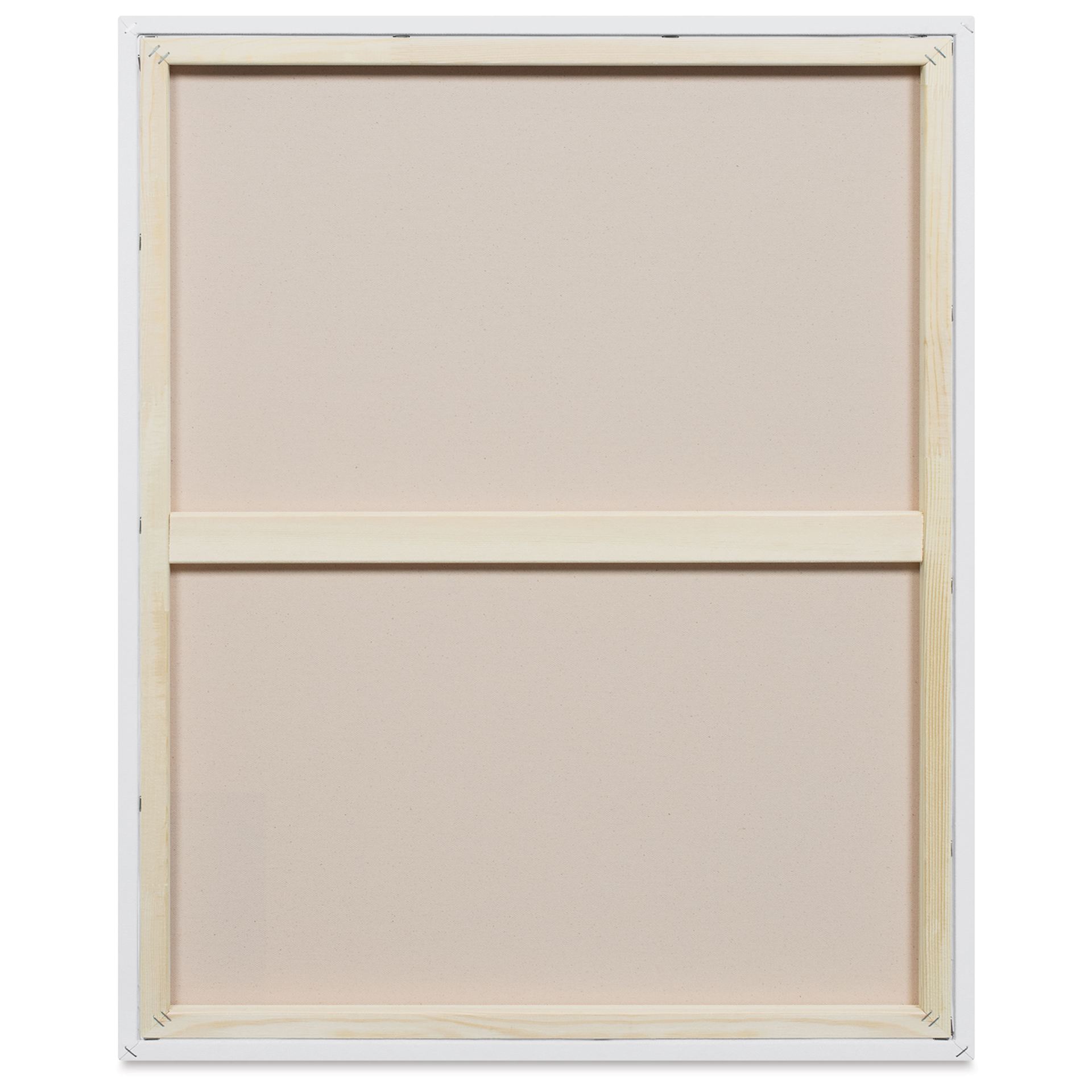 Blick Premier Stretched Cotton Canvas - Traditional Profile, Splined, 24" x 30", back