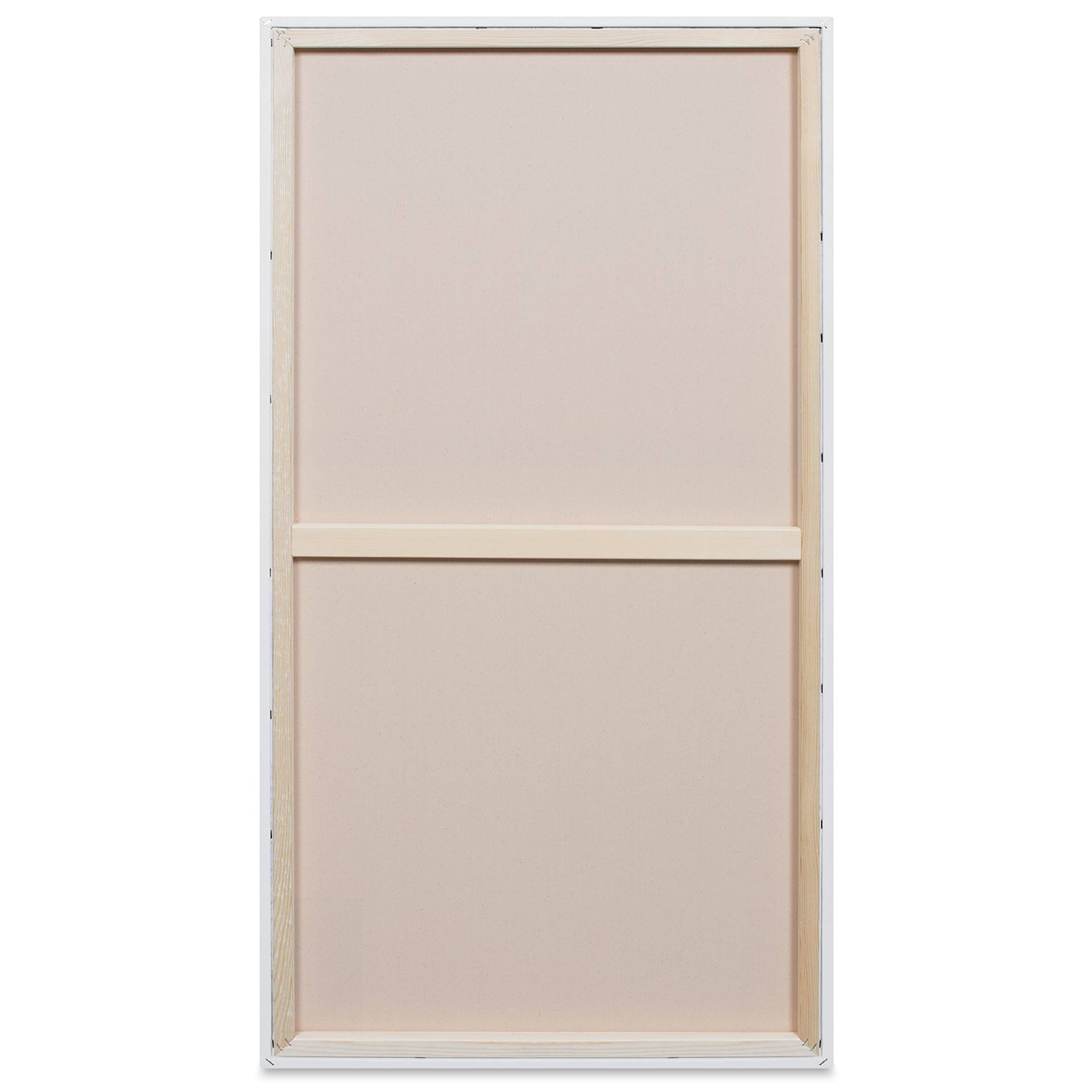Blick Premier Stretched Cotton Canvas - Traditional Profile, Splined, 24" x 48", back