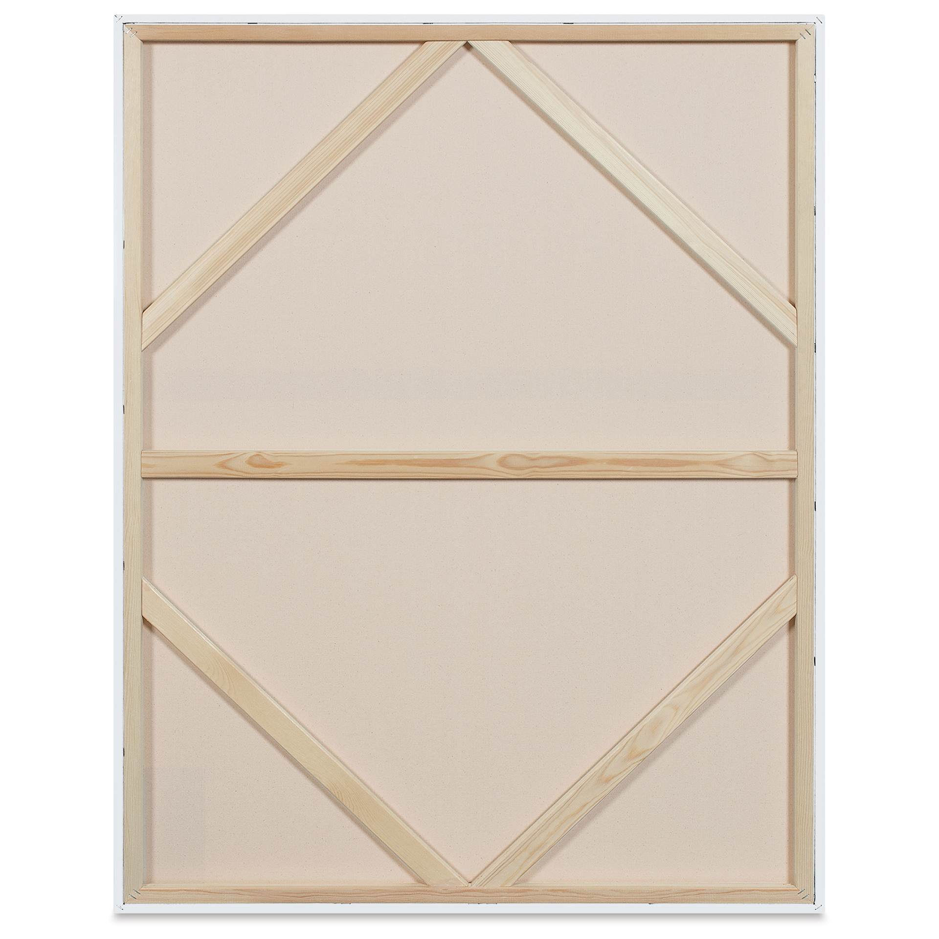 Blick Premier Stretched Cotton Canvas - Traditional Profile, Splined, 36" x 48", back