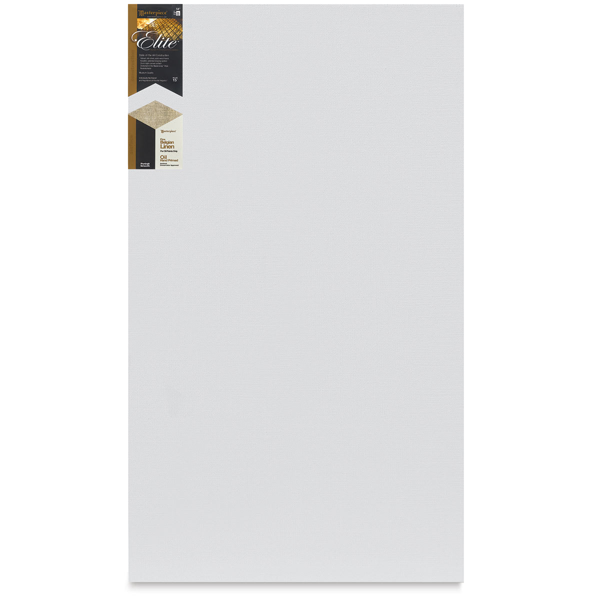 Masterpiece Elite Portrait Smooth Canvas - 54" x 72", Oil Primed