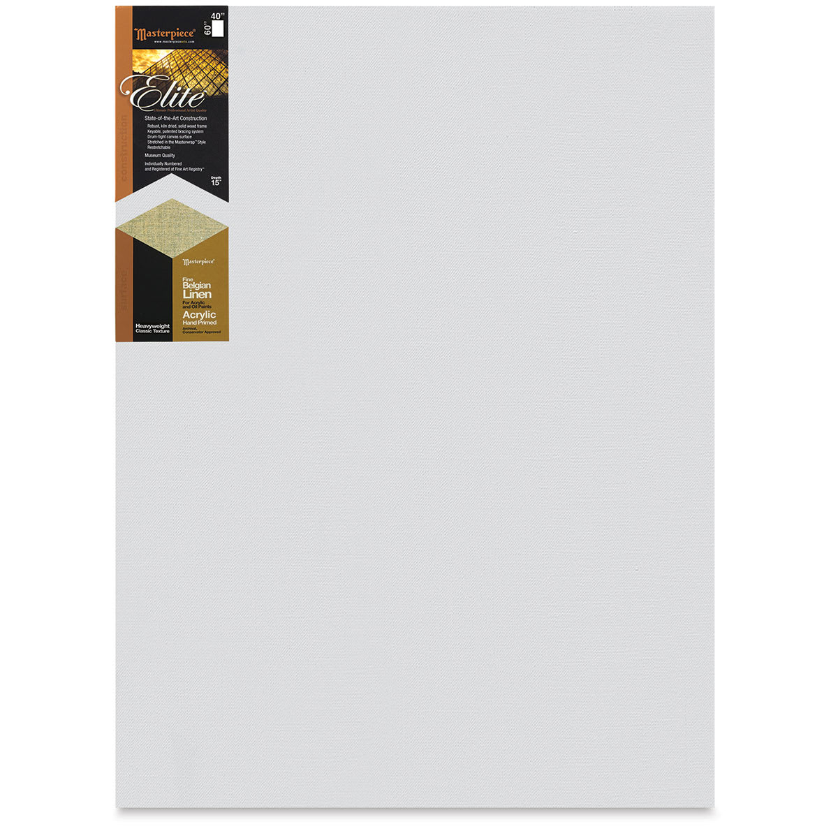 Masterpiece Elite Heavyweight Canvas - 40" x 60", Acrylic Primed