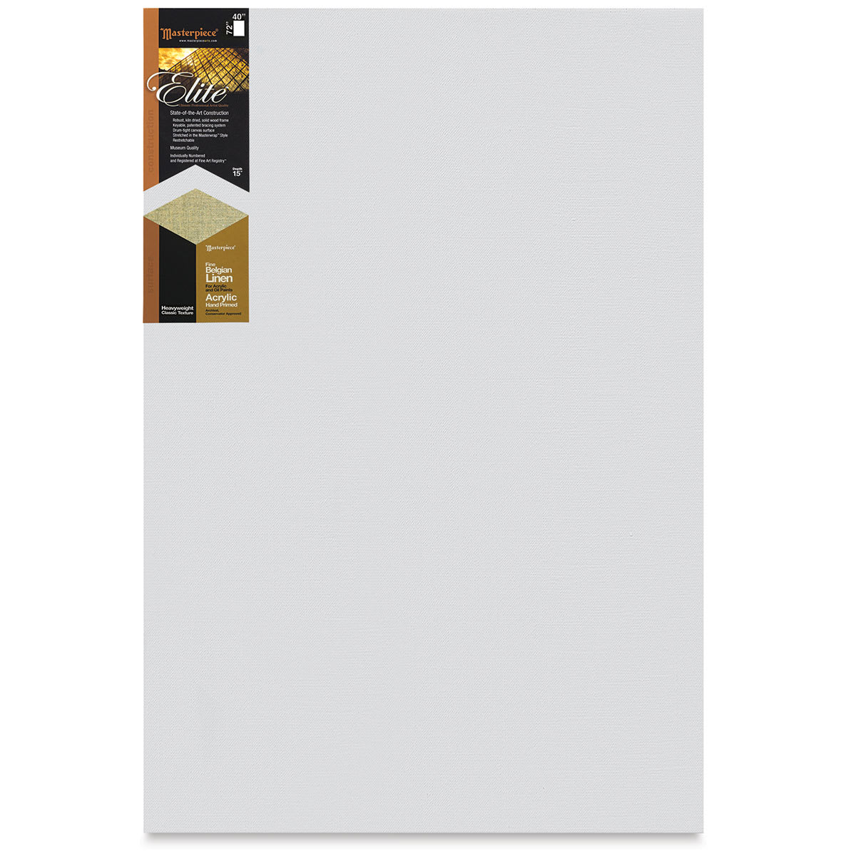 Masterpiece Elite Heavyweight Canvas - 40" x 72", Acrylic Primed