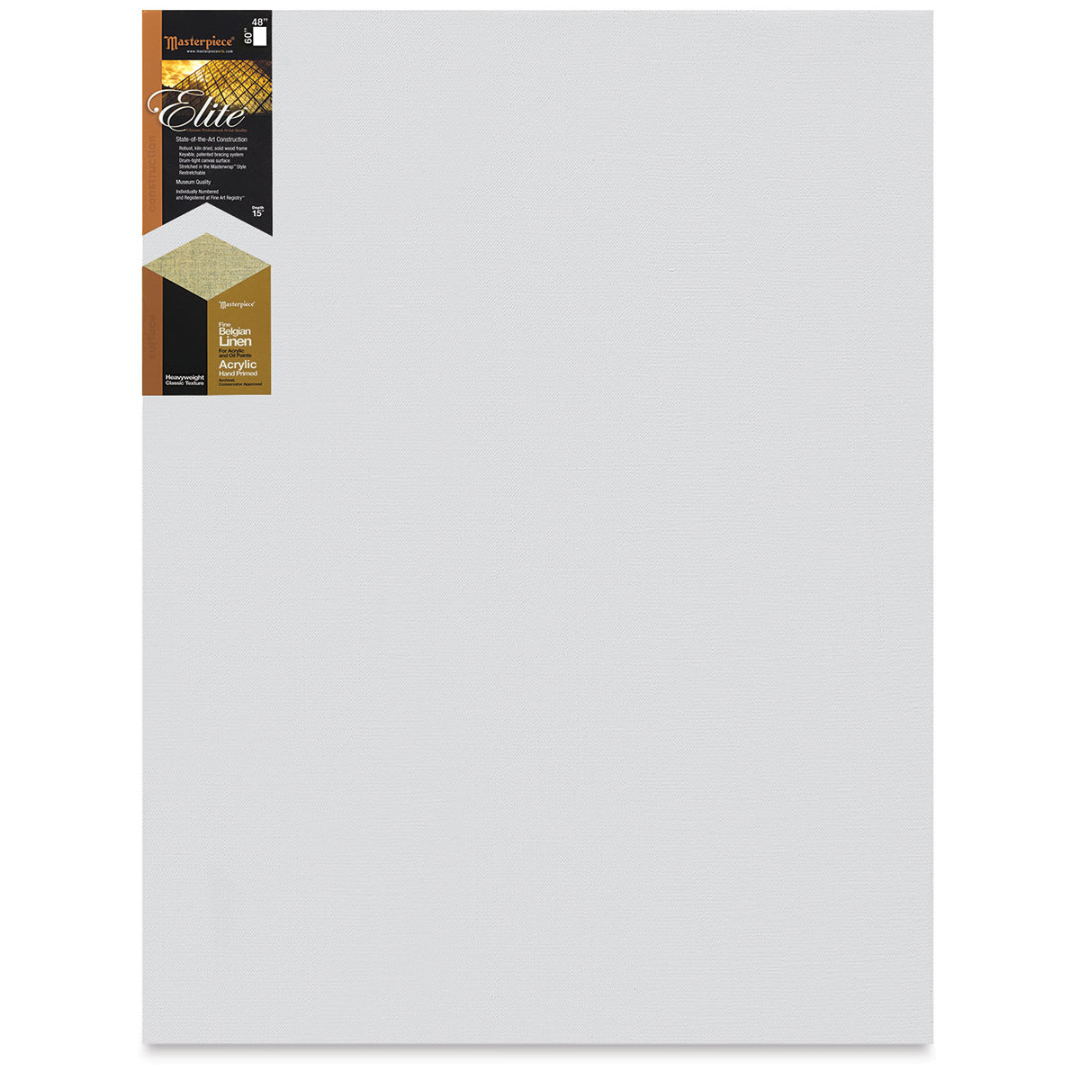 Masterpiece Elite Heavyweight Canvas - 48" x 60", Acrylic Primed