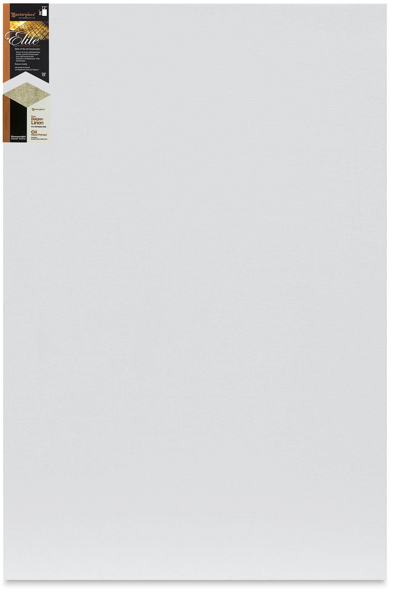 Masterpiece Elite Heavyweight Canvas - 72" x 96", Oil Primed