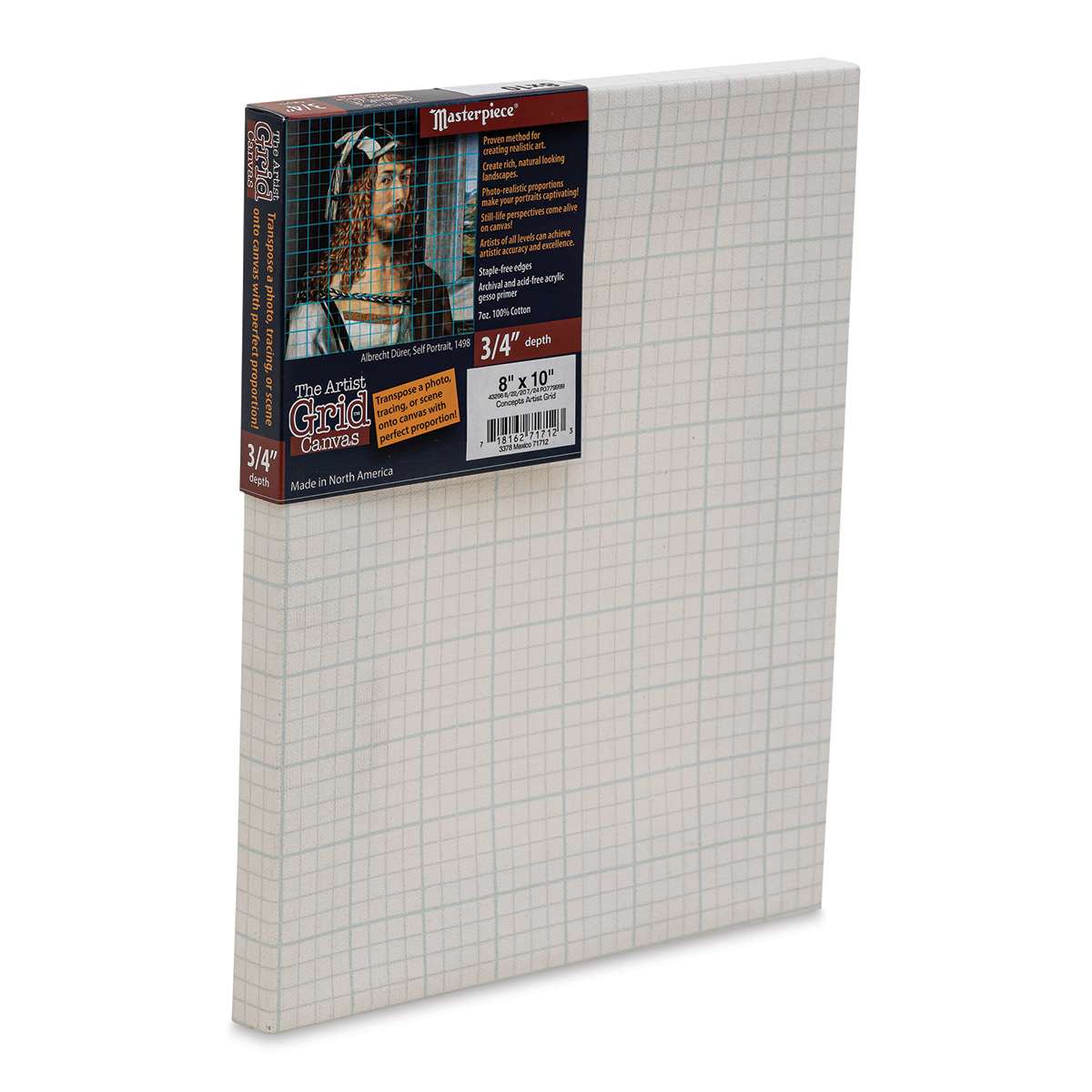 The Artist Grid 3/4" Profile Cotton Canvas - 8" x 10"