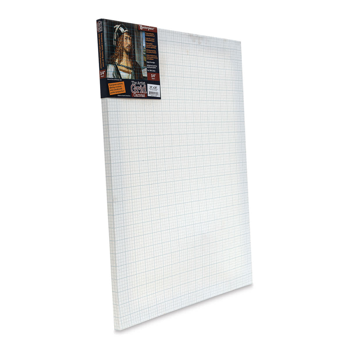 The Artist Grid 3/4" Profile Cotton Canvas - 18" x 24", Artist Grid