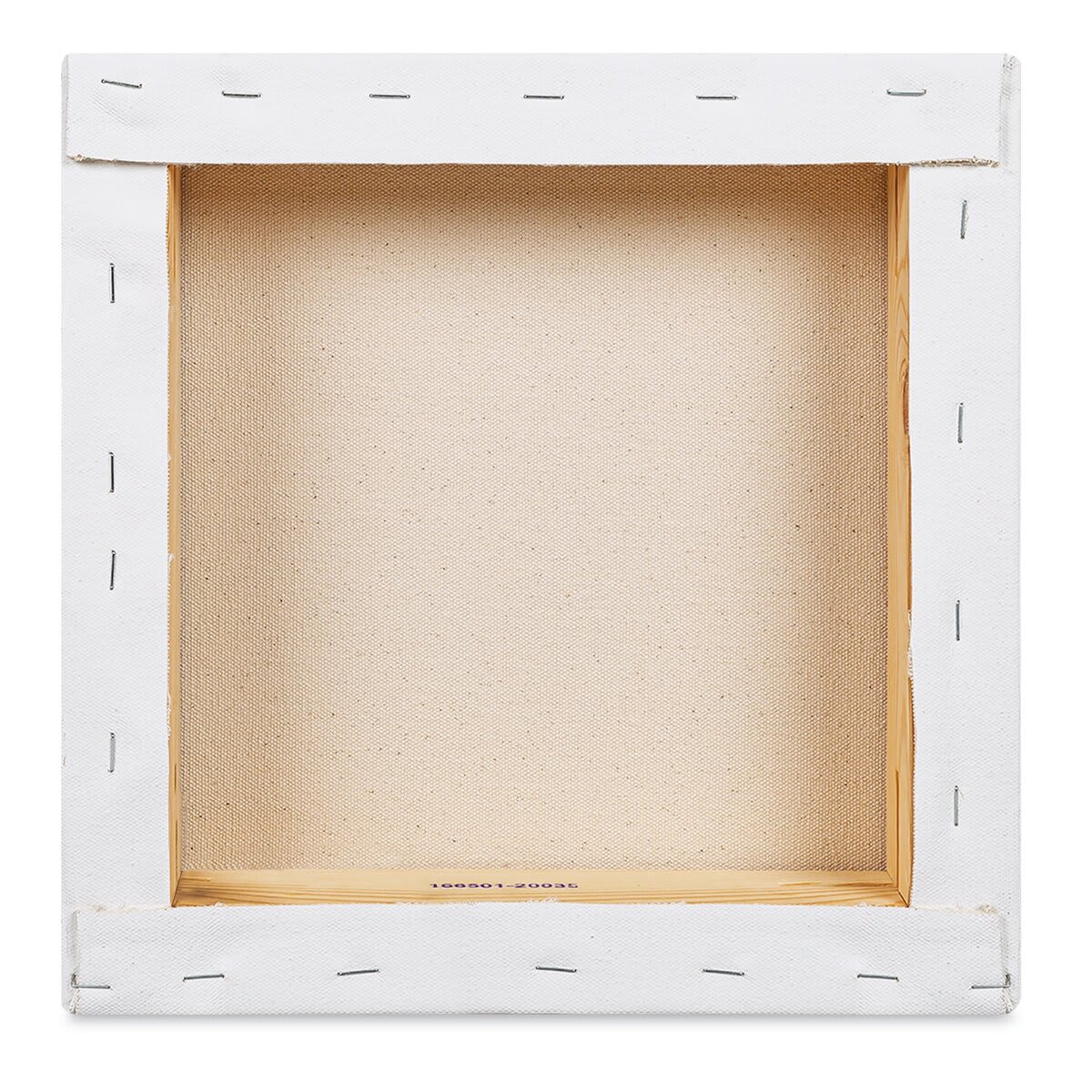Blick Premier Heavyweight Stretched Cotton Canvas - 12" x 12", 2" Profile back