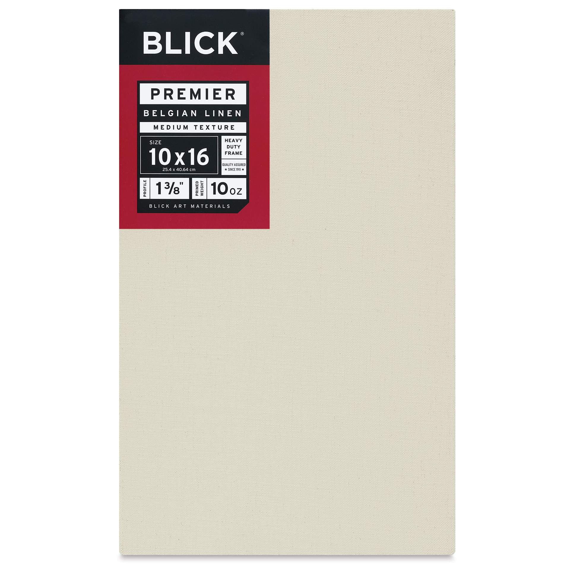 Blick Premier Belgian Linen - 10" x 16", Oil-Primed, 1-3/8" Profile, front