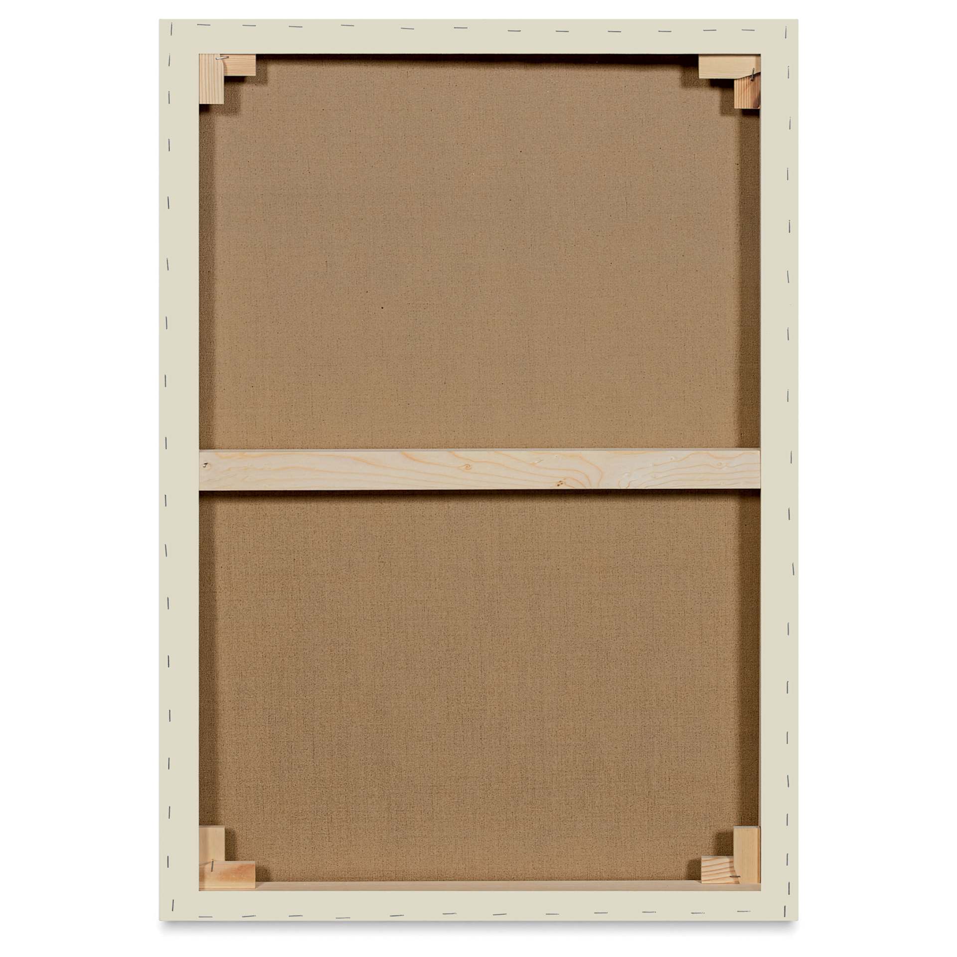 Blick Premier Belgian Linen - 24" x 36", Oil-Primed, 1-3/8" Profile, back