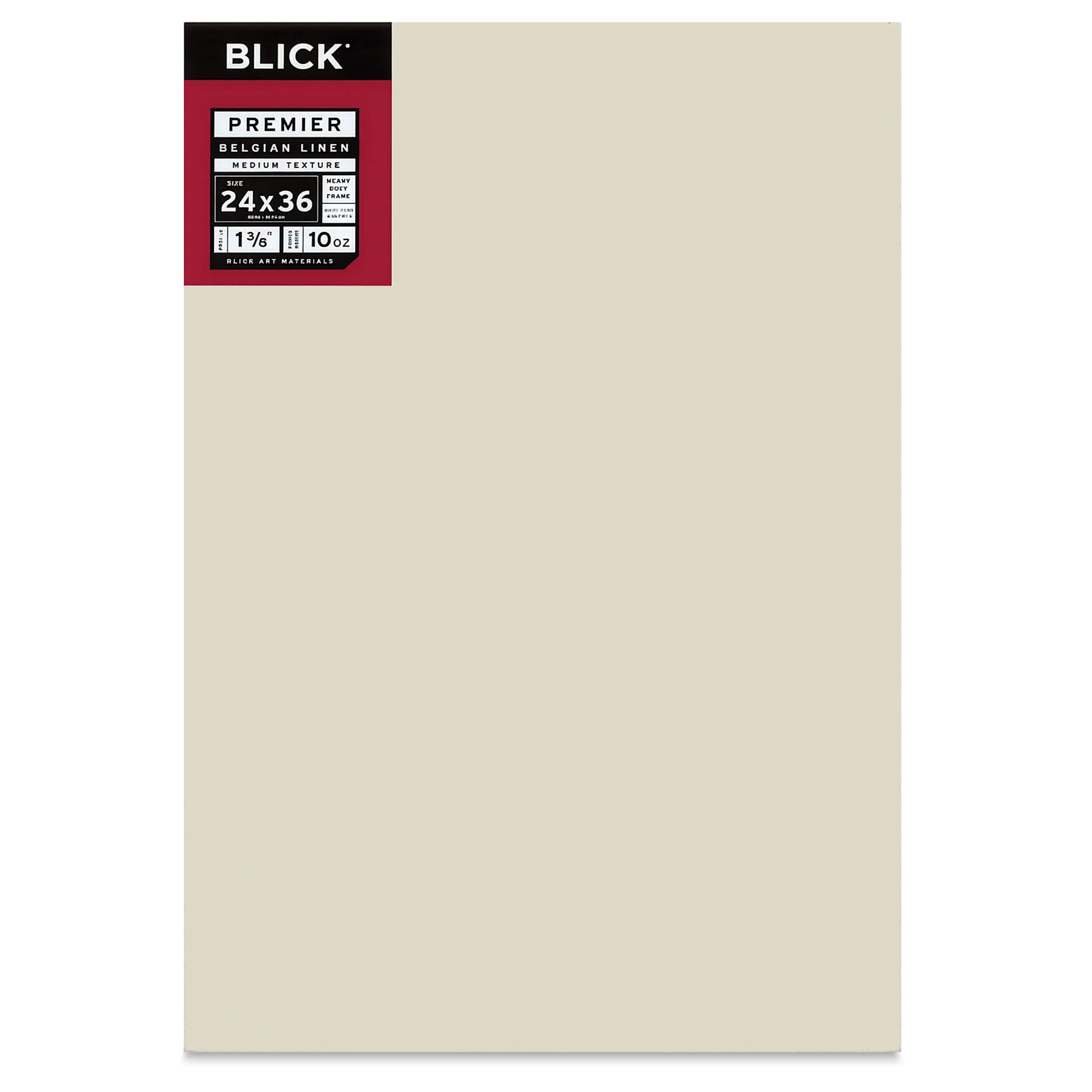 Blick Premier Belgian Linen - 24" x 36", Oil-Primed, 1-3/8" Profile, front