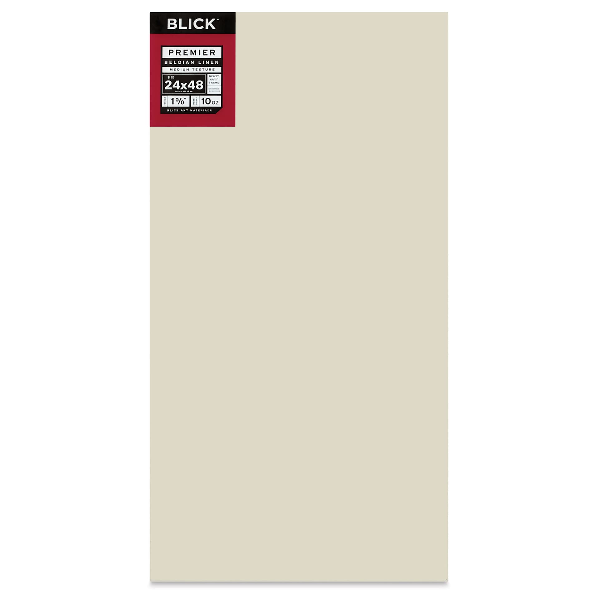 Blick Premier Belgian Linen - 24" x 48", Oil-Primed, 1-3/8" Profile, front