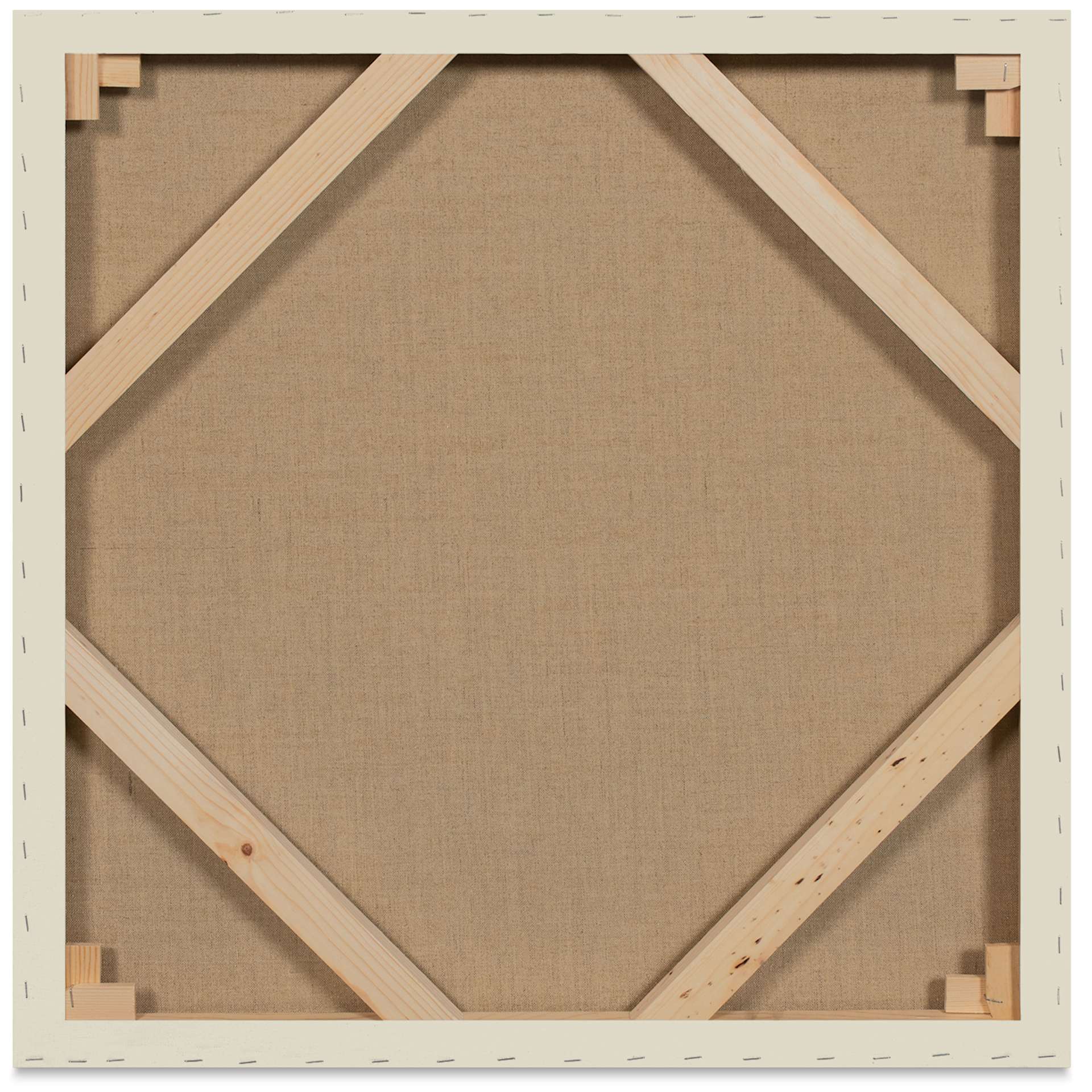 Blick Premier Belgian Linen - 30" x 30", Oil-Primed, 1-3/8" Profile, back