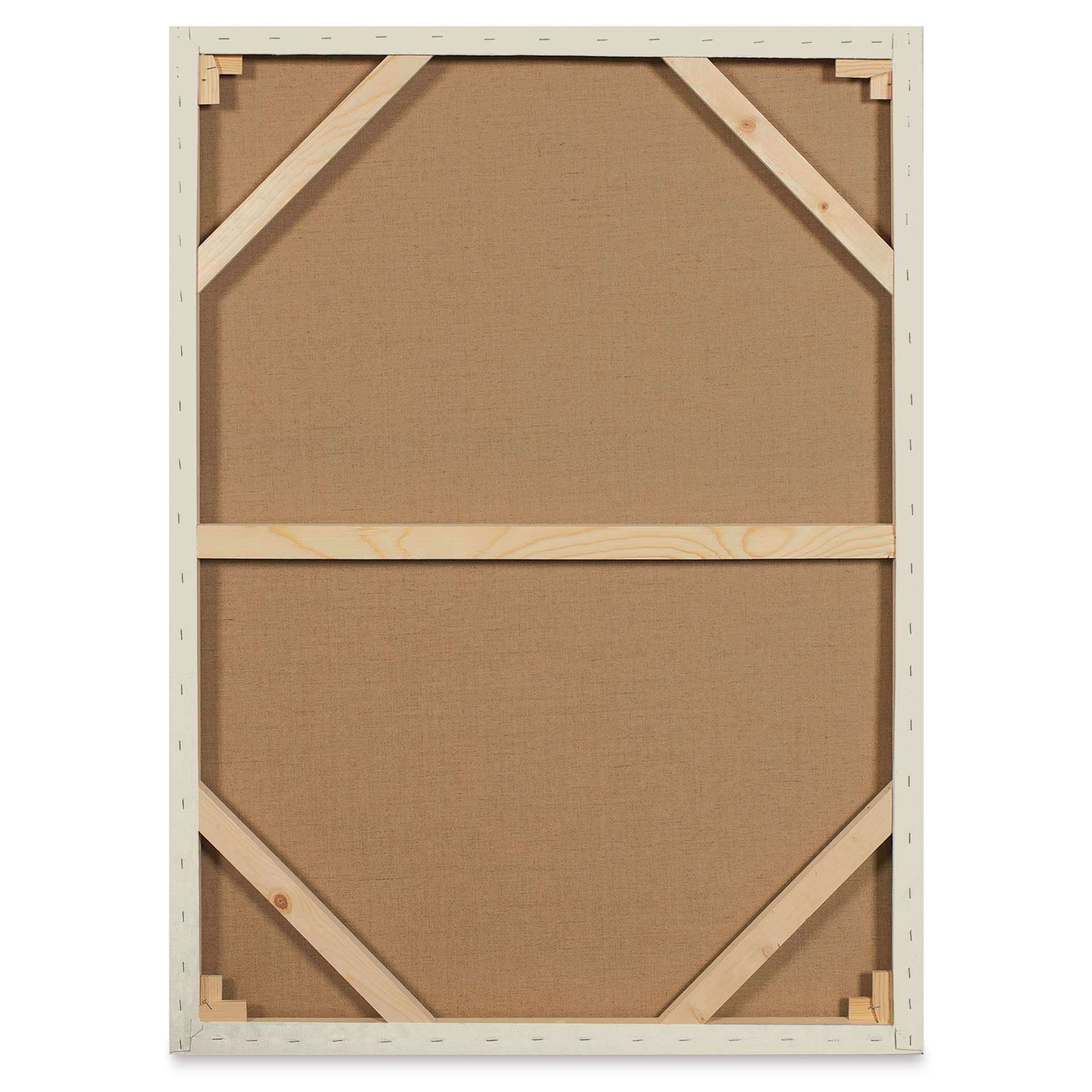 Blick Premier Belgian Linen - 36" x 48", Oil-Primed, 1-3/8" Profile, back